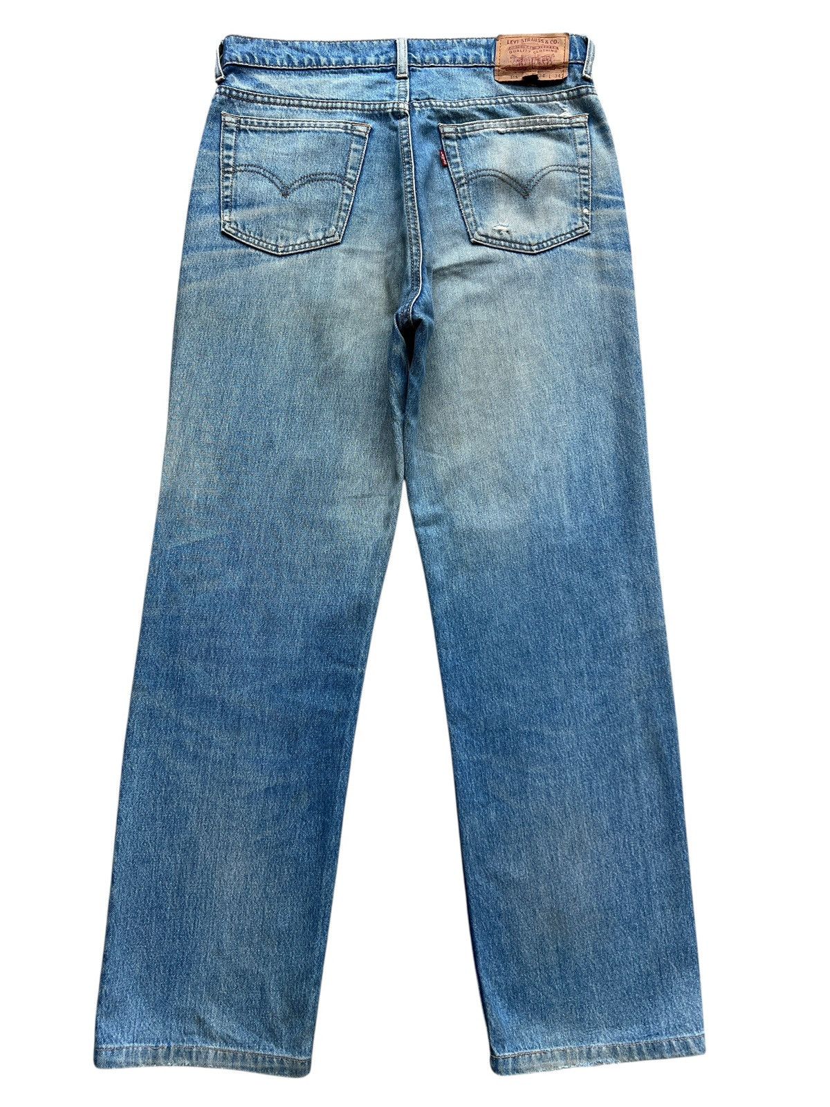 Levi's Vintage Levis 515 Distressed Denim Jeans 34x30 Size US 34 / EU 50 - 3 Thumbnail