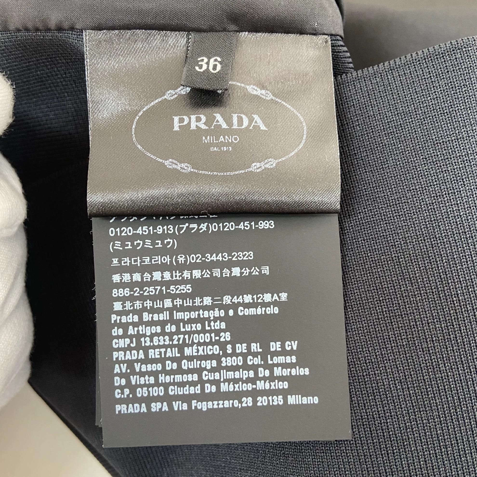 Prada Prada Leather Panel Crewneck Top Women's 36 Size XS / US 0-2 / IT 36-38 - 8 Thumbnail