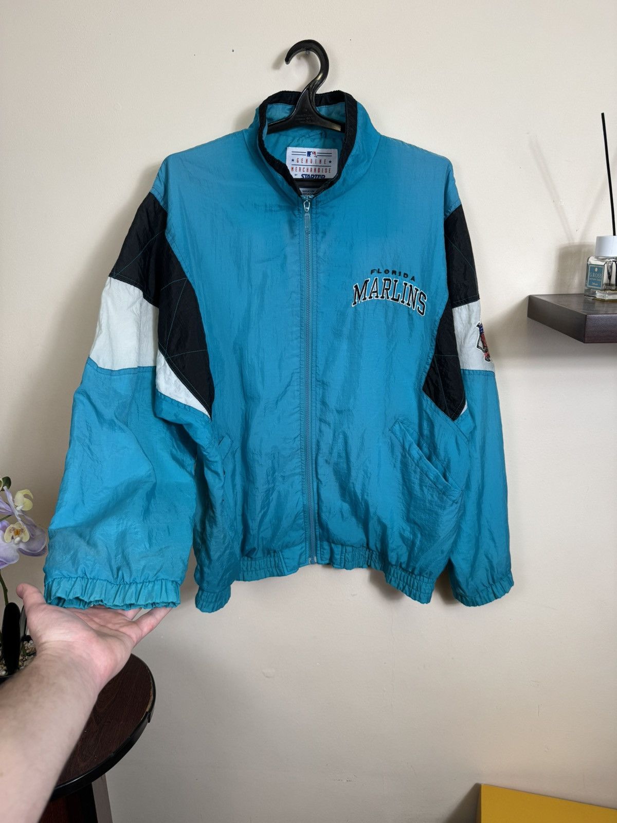 Starter Vintage Florida Marlins Starter Jacket Nylon MLB L Size US L / EU 52-54 / 3 - 11 Thumbnail