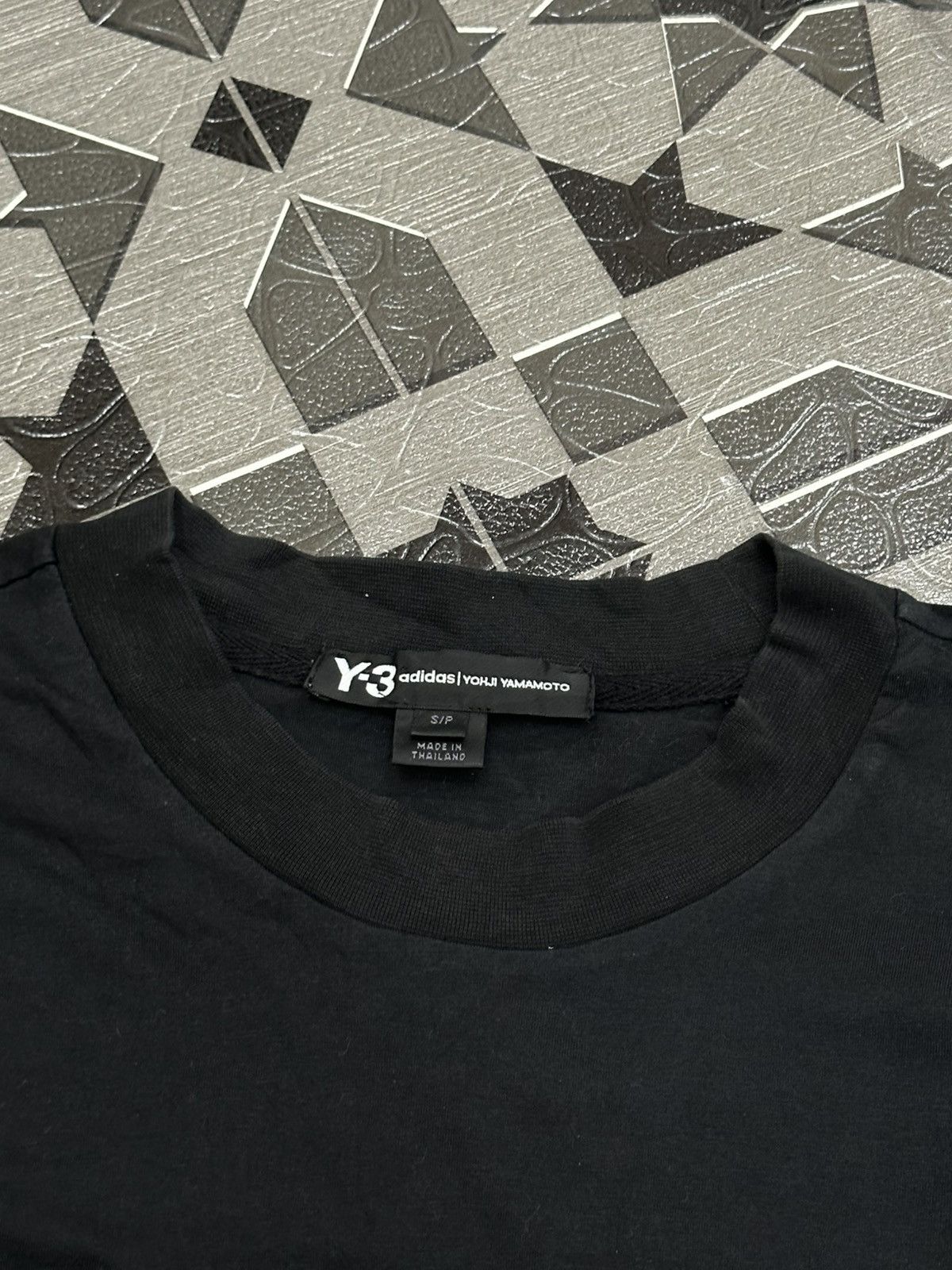 Y-3 FW16 Y-3 Yohji Yamamoto Metallic Logo Tee Size US M / EU 48-50 / 2 - 5 Thumbnail