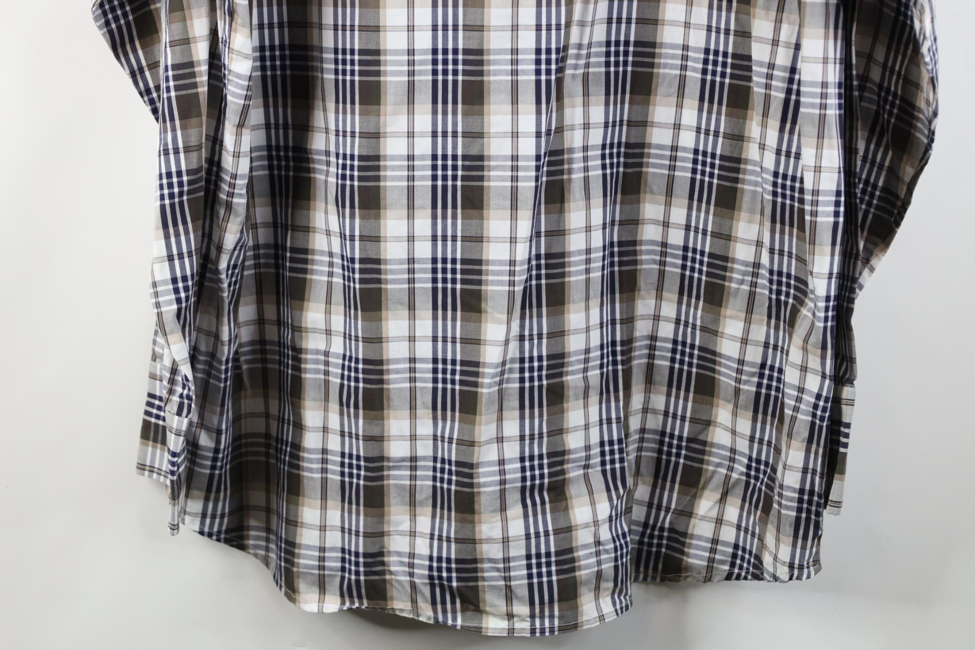 Wrangler Vintage 90s Wrangler Cowboy Pearl Snap Button Shirt Plaid Size US XL / EU 56 / 4 - 11 Thumbnail