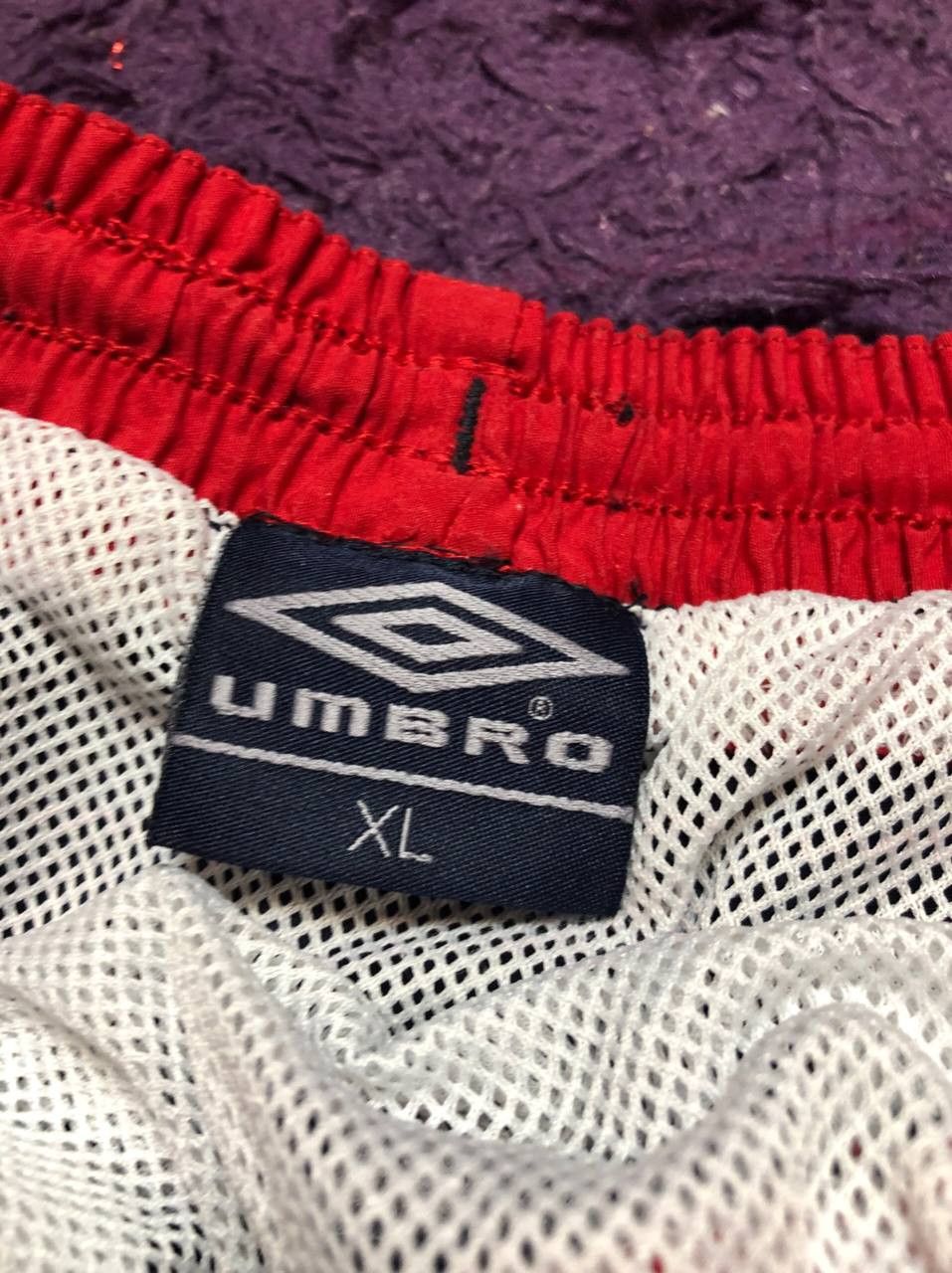 Umbro Umbro logo shorts crazy Y2K vintage streetwear Size US 36 / EU 52 - 2 Thumbnail