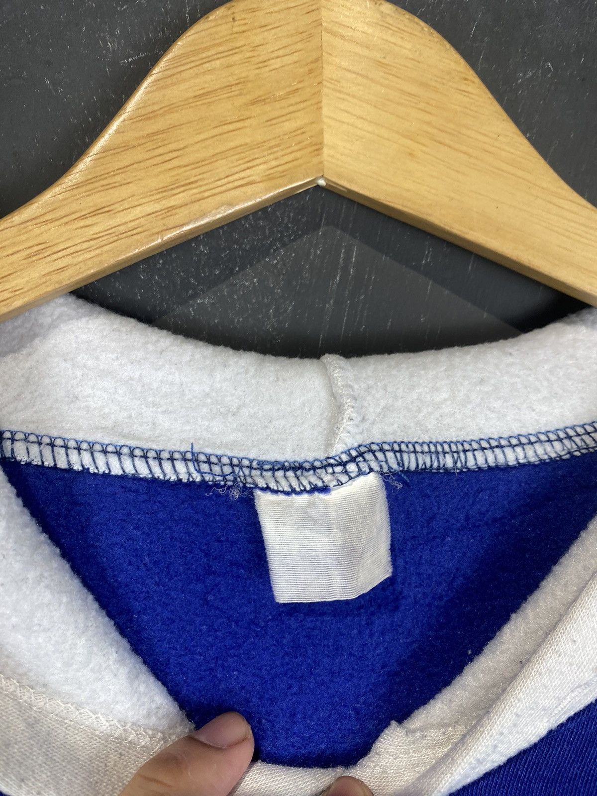 MLB × Vintage 90s MLB Dodgers Thrashed Pullover Hoodie Size US M / EU 48-50 / 2 - 9 Thumbnail