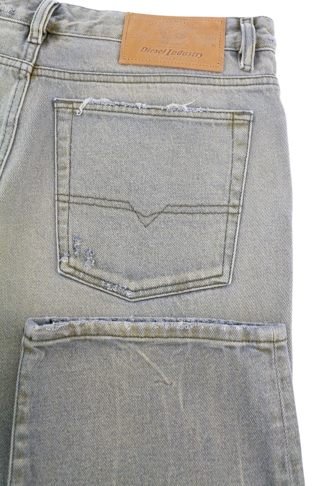 Diesel 1955 09D87 W34/L30 Aged Look Regular Straight 85424 Size US 34 / EU 50 - 4 Thumbnail
