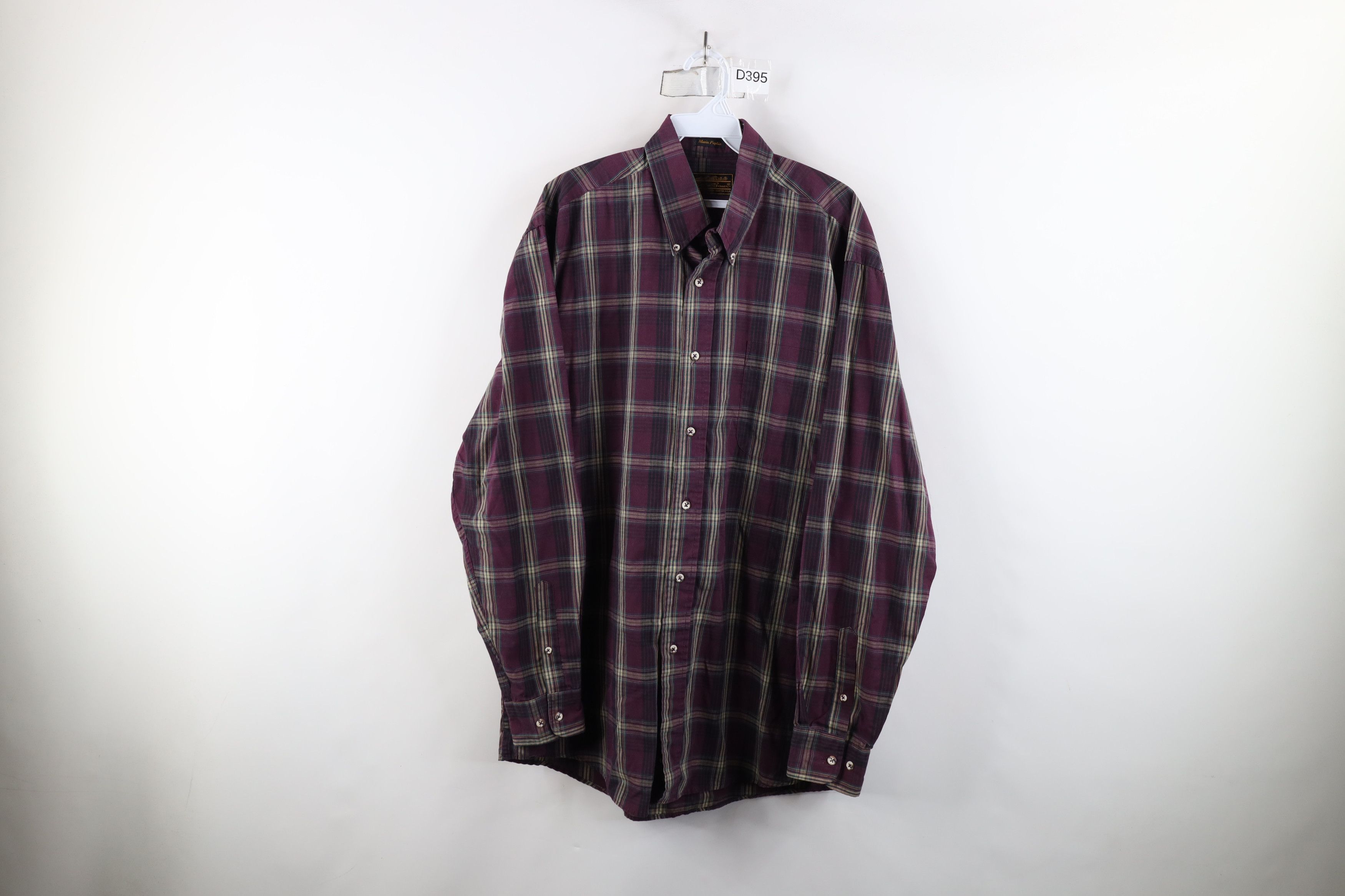 Eddie Bauer × Vintage Vintage 90s Eddie Bauer Poplin Collared Button Down Shirt Size US L / EU 52-54 / 3 - 1 Thumbnail