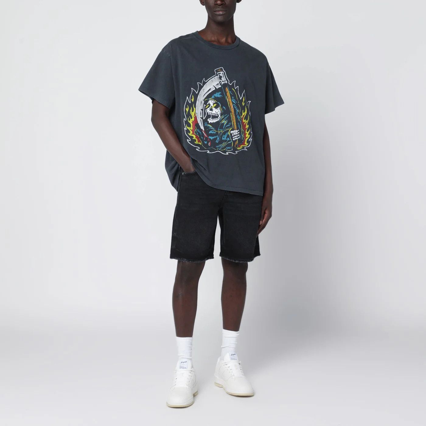 Gallery Dept. o1d2blof0426 Reaper Short Sleeve T-Shirt in Black Size US S / EU 44-46 / 1 - 1 Thumbnail