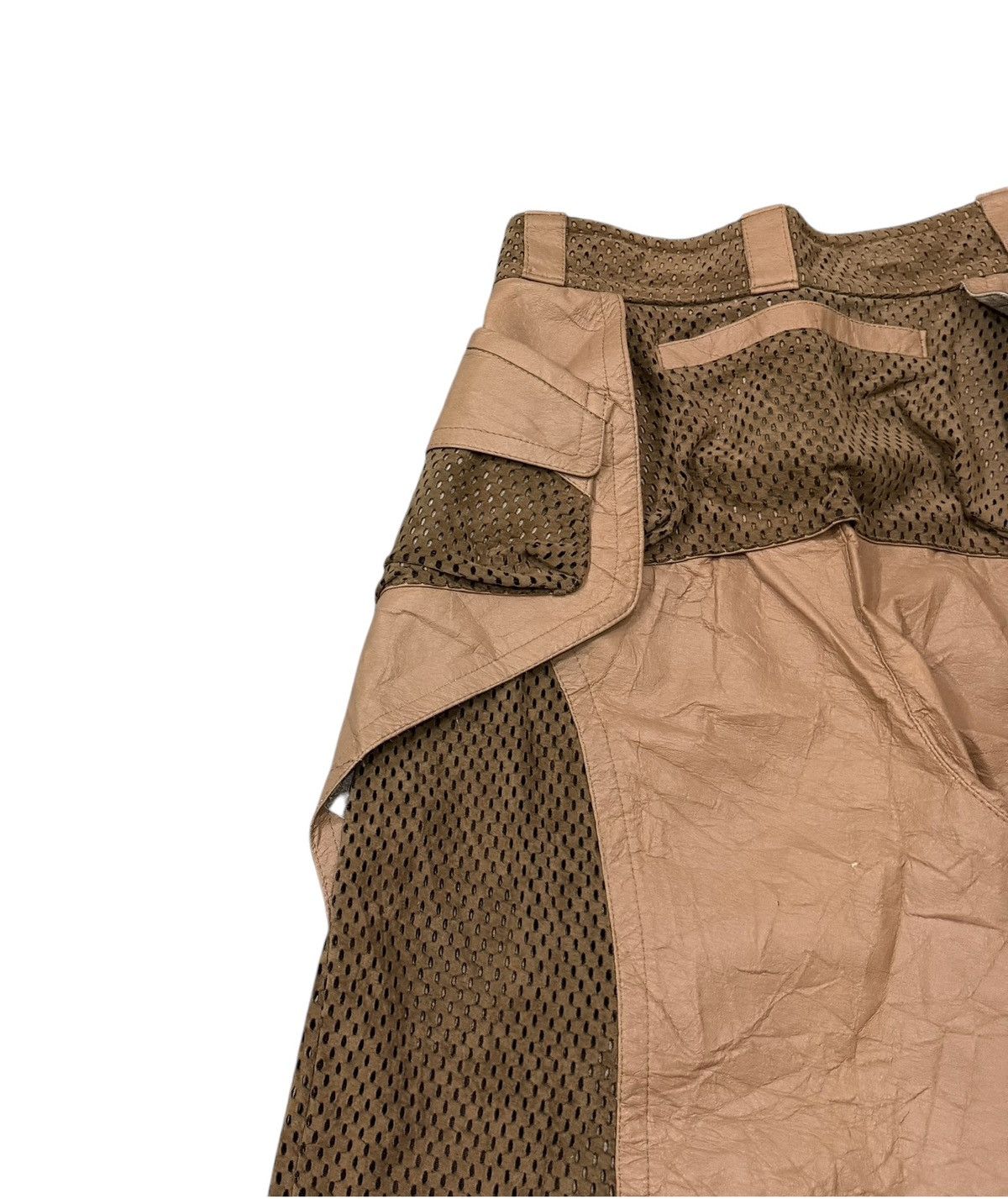 Vintage Kansai International Leather Like Polytab Rayon Pant
