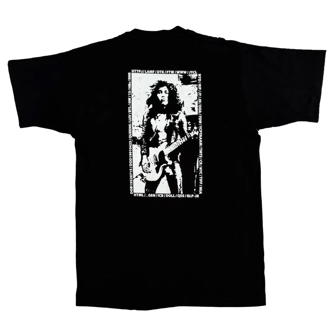 Band Tees Johnny Thunders Cyber Lounge 1990 90s Vintage Band T-Shirt Size US L / EU 52-54 / 3 - 2 Thumbnail