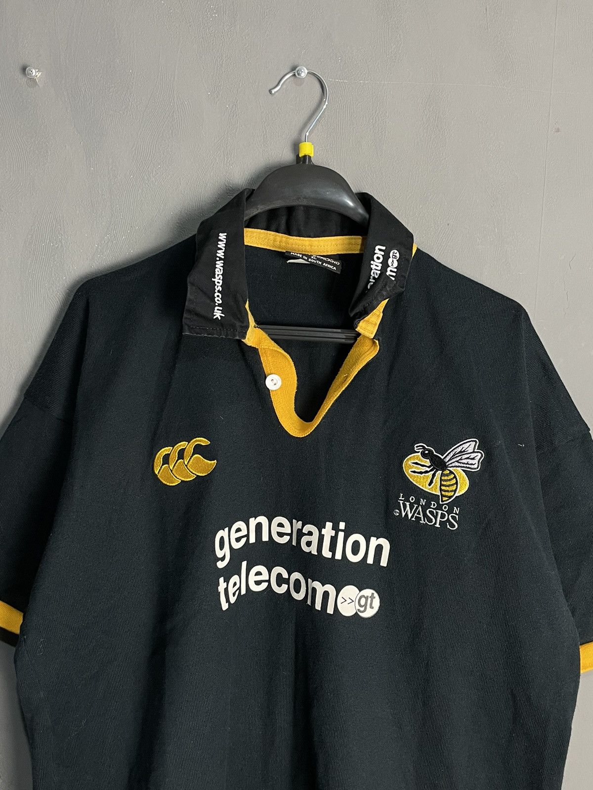 Canterbury of New Zealand London Wasp vintage jersey Size US XL / EU 56 / 4 - 2 Thumbnail
