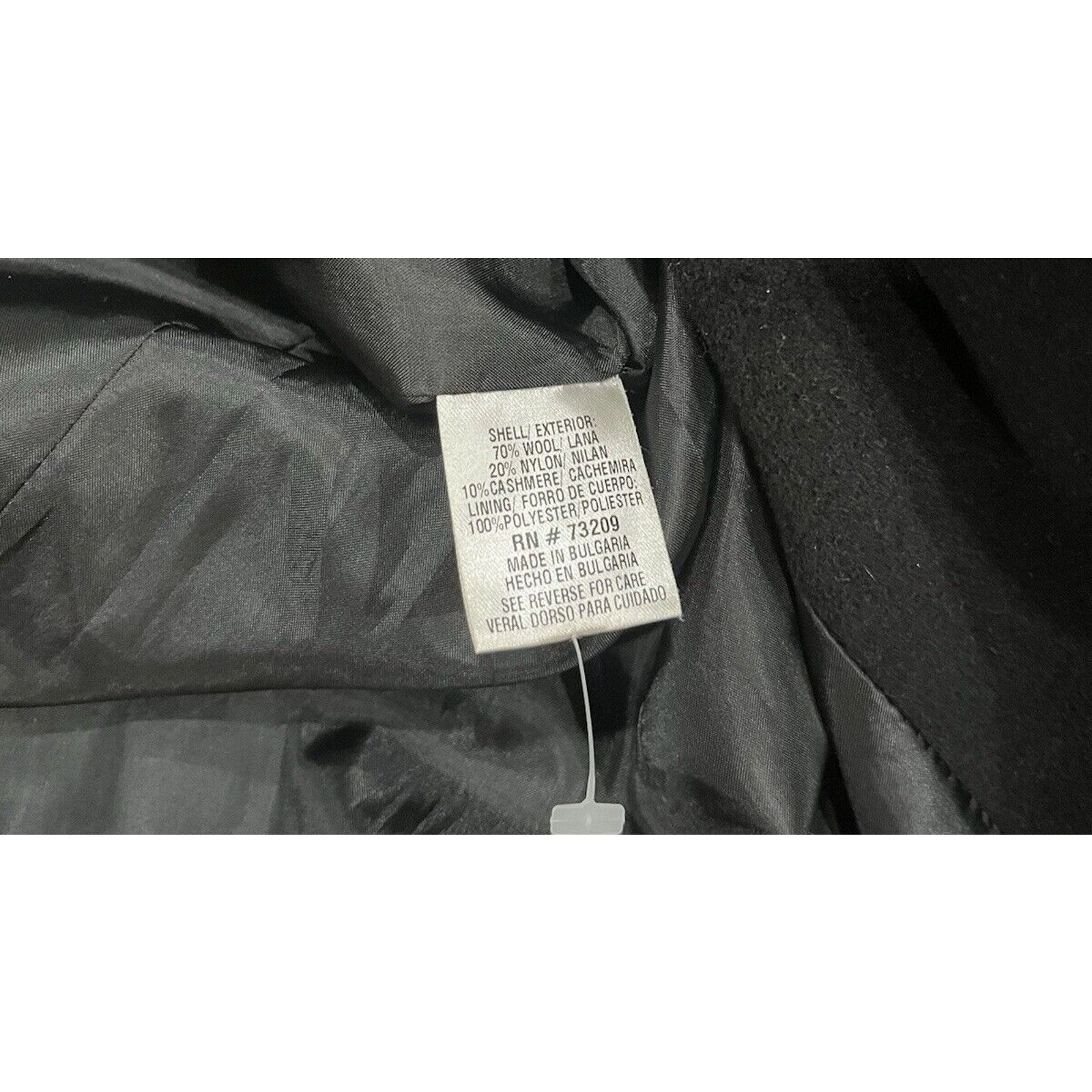 Other Vintage Marvin Richards BLACK Peacoat - Women's Size Large Size L / US 10 / IT 46 - 8 Thumbnail