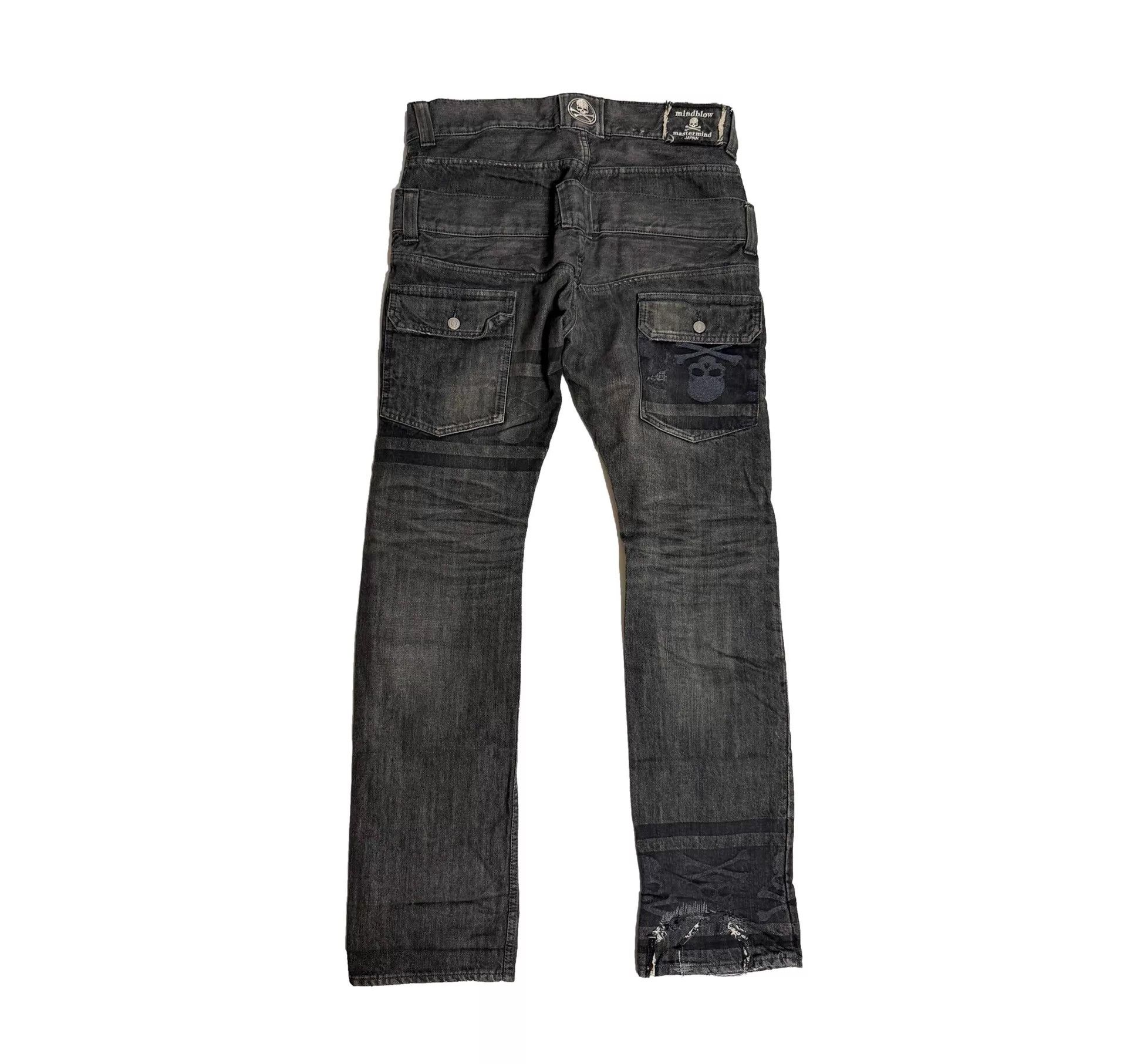 Mastermind Japan mastermind japan 11aw mindblow black 2waist bush pants Size US 34 / EU 50 - 2 Thumbnail