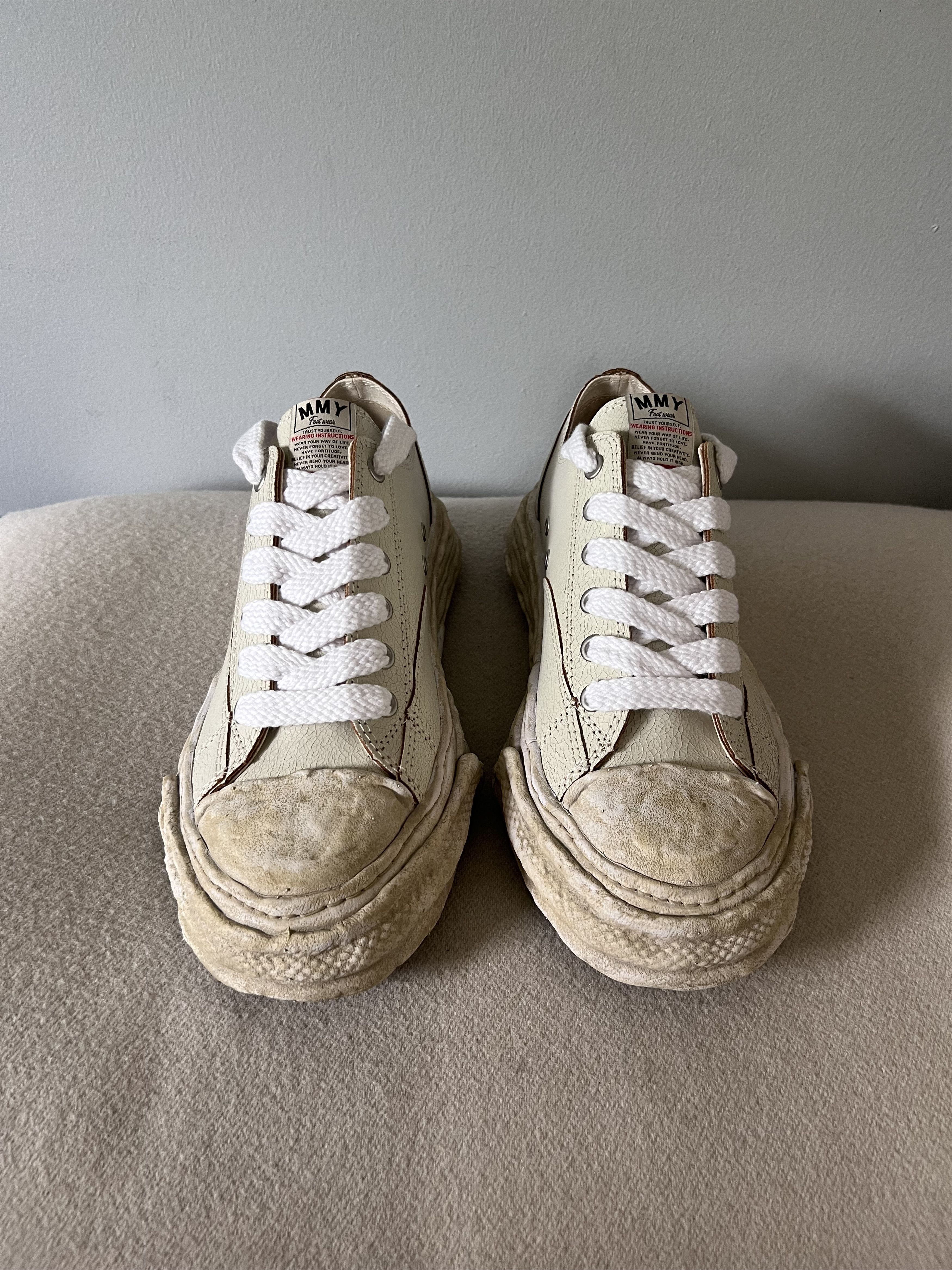 Maison MIHARA YASUHIRO Maison Mihara Yasuhiro OG Sole Pederson in Cracked Leather Size US 10 / EU 43 - 4 Thumbnail