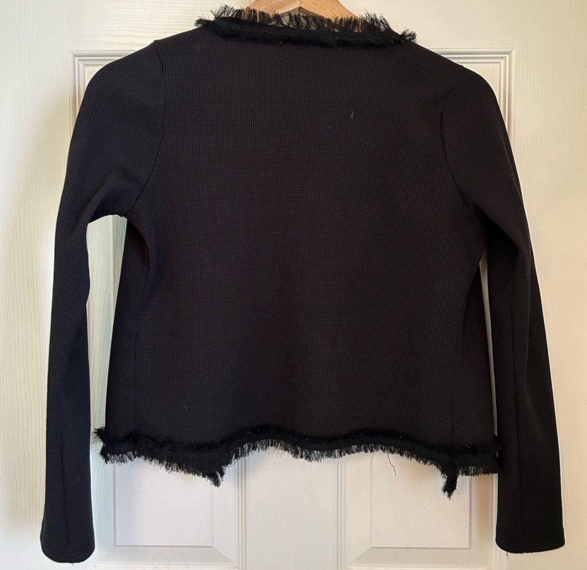Other Chanel style black cardigan with black lace trimmings Size S / US 4 / IT 40 - 4 Thumbnail