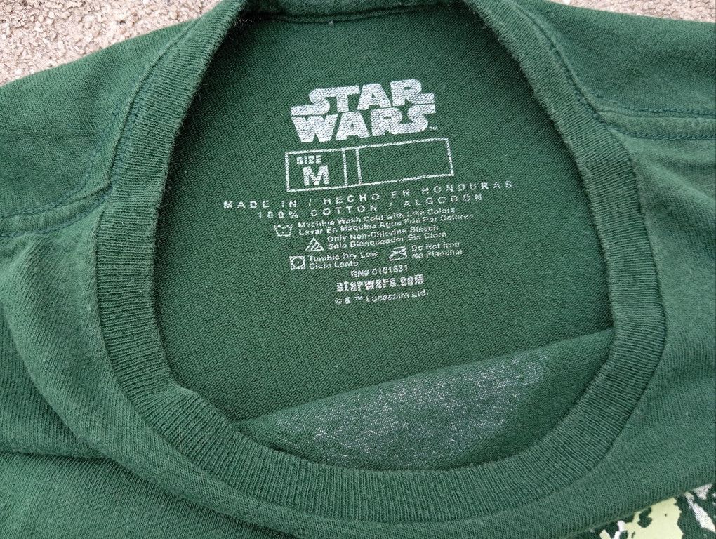 Star Wars Star Wars Yoda 👽 Tshirt Movie Jedi 💥 Size US M / EU 48-50 / 2 - 3 Thumbnail