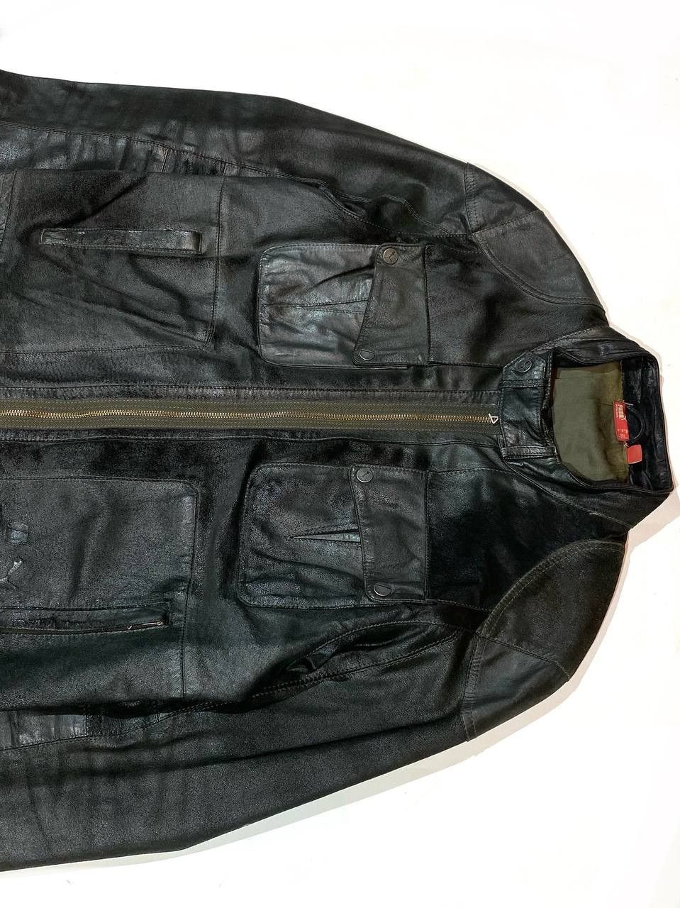 Puma Puma Ducati Men Black Moto Leather Jacket Racing Size US M / EU 48-50 / 2 - 6 Thumbnail