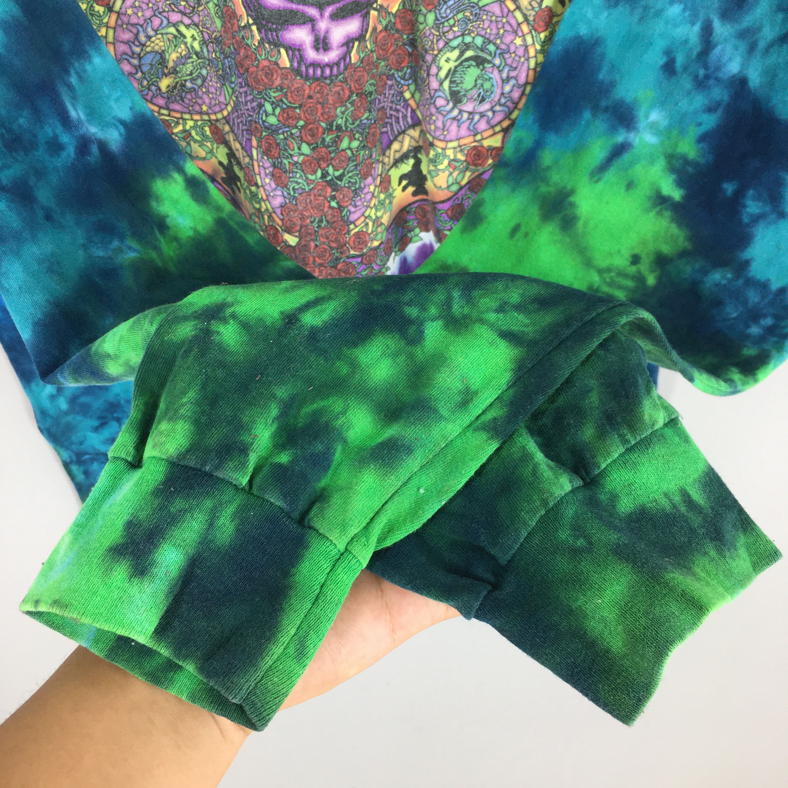 Band Tees × Grateful Dead × Vintage Vintage Y2K Grateful Dead Rock Concert Tie Dye Tshirt Large Size US L / EU 52-54 / 3 - 4 Thumbnail
