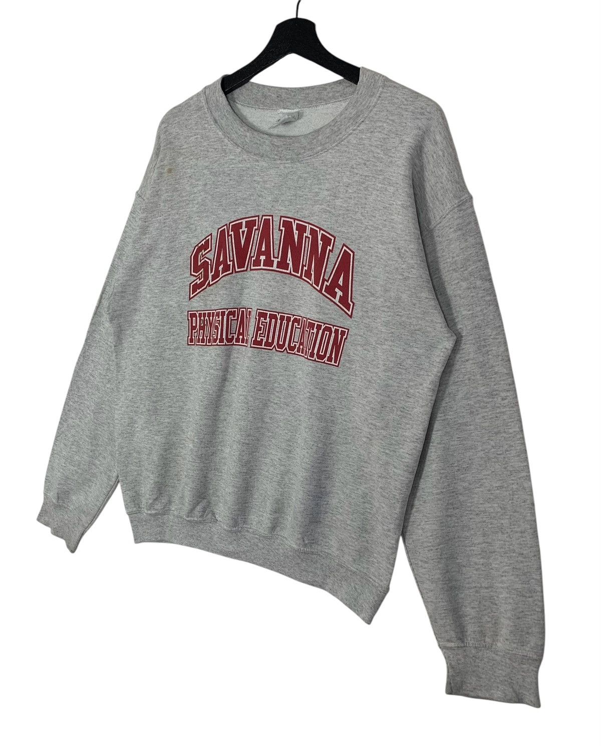 Gildan × Vintage Vintage Gildan Savanah Pyhsical Education Sweashirt Sweater Size US M / EU 48-50 / 2 - 4 Thumbnail
