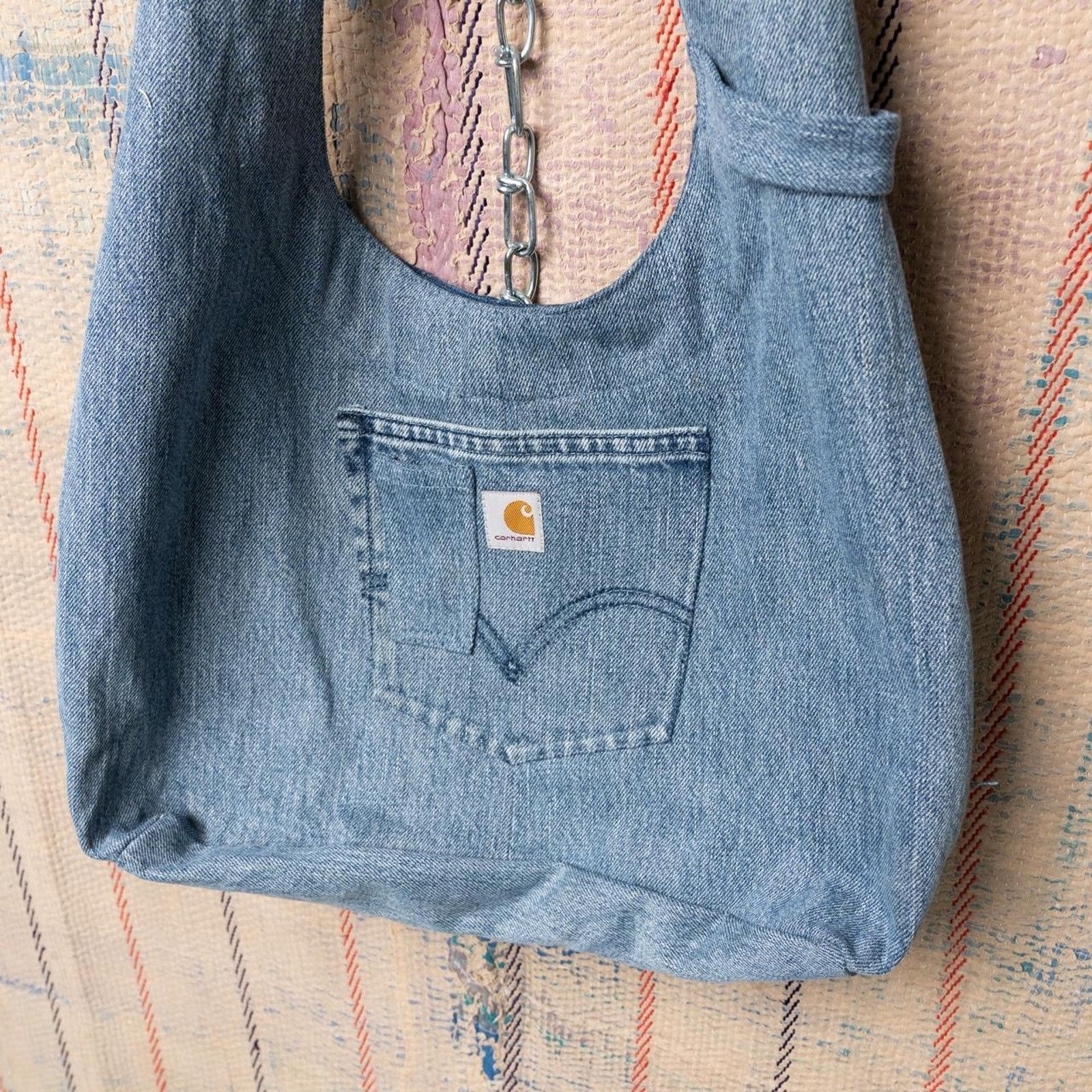 Carhartt Custom upcycled carhartt hobo bag Size ONE SIZE - 4 Thumbnail