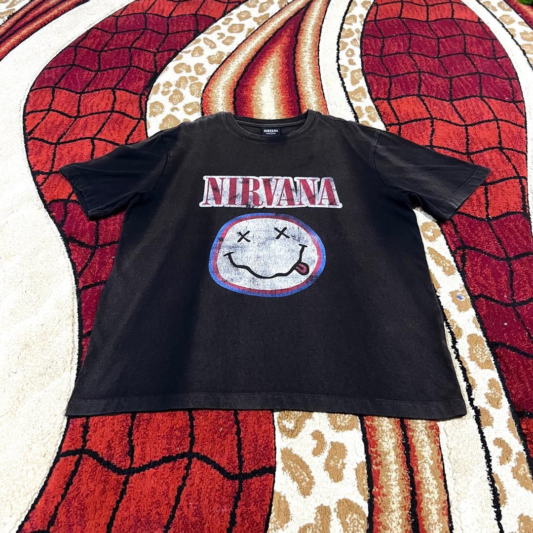 Band Tees Vintage Thrashed Faded Nirvana Band ERD GRUNGE T Shirt Size US L / EU 52-54 / 3 - 2 Thumbnail