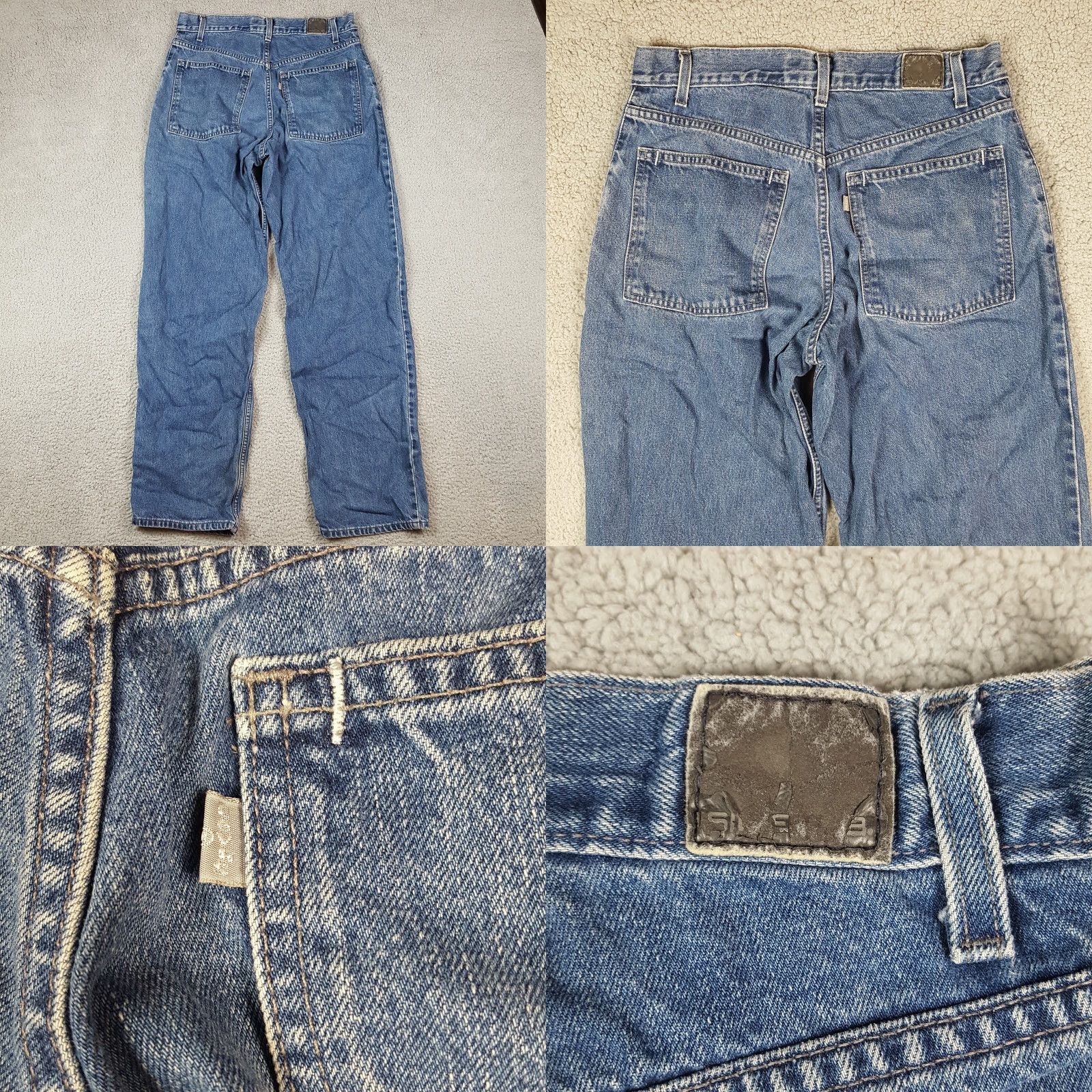Levi's VINTAGE Levi's SilverTab Jeans Men's Size 32x34 Relaxed Fit Wide-Leg Denim 90s Y2K Blue Size US 32 / EU 48 - 8 Thumbnail