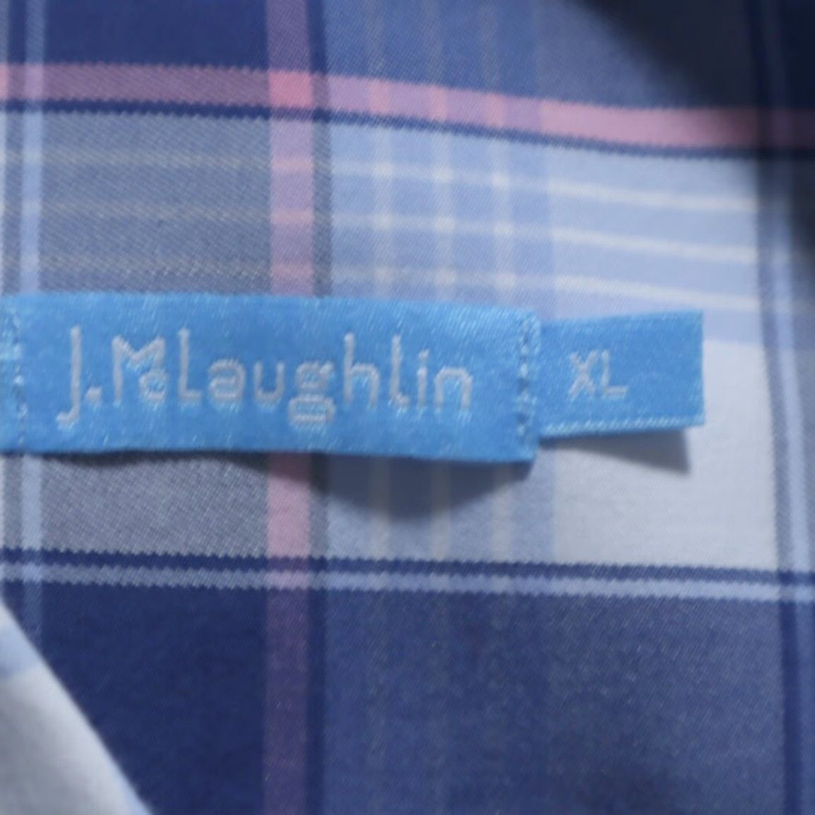 J.McLaughlin J McLaughlin Performance Stretch Cotton Nylon Plaid Button Down Shirt Men's XL Size US XL / EU 56 / 4 - 5 Thumbnail