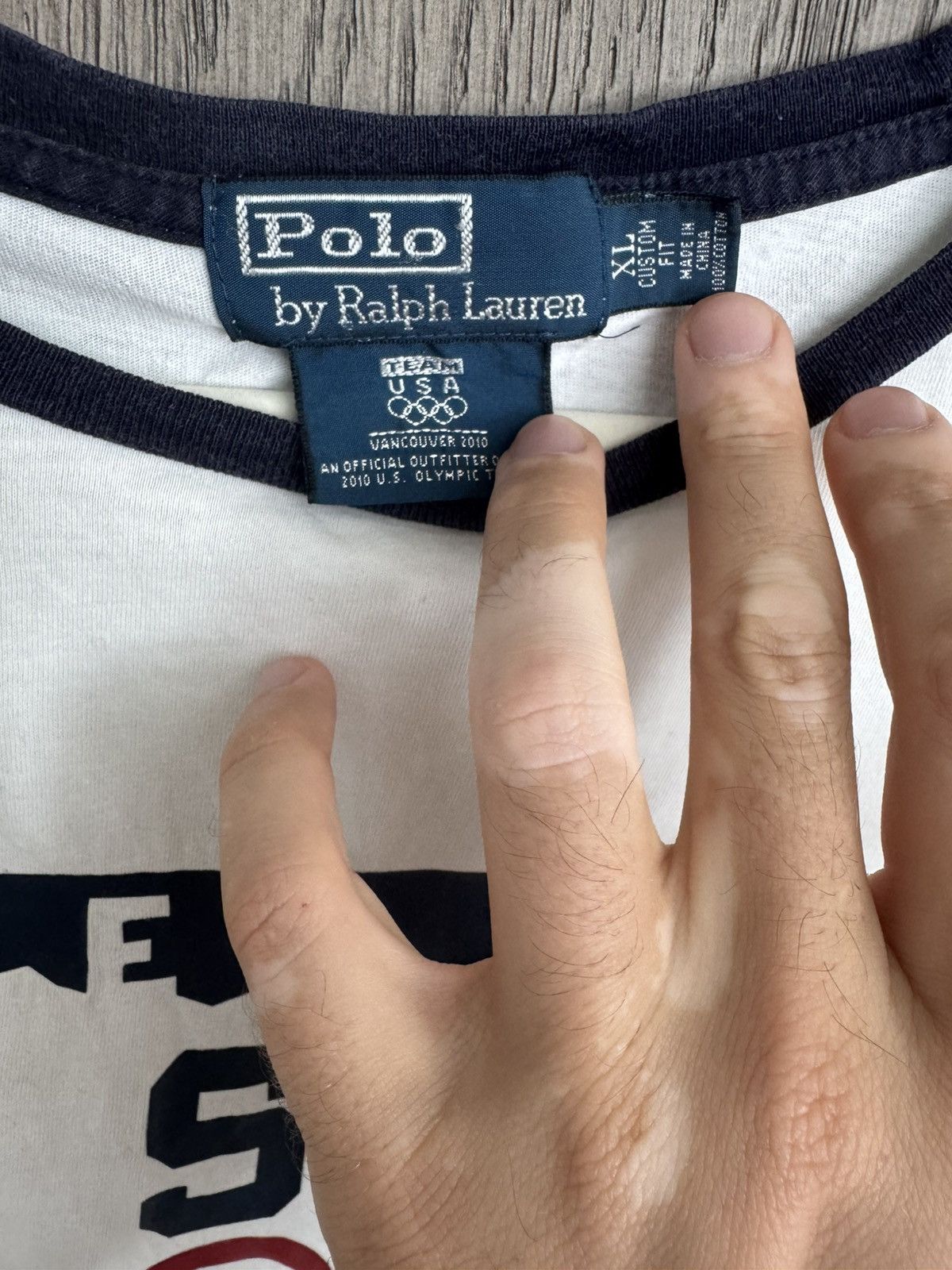 Polo Ralph Lauren Vintage Polo Ralph Lauren USA Olympics Tshirt Size US XL / EU 56 / 4 - 2 Thumbnail