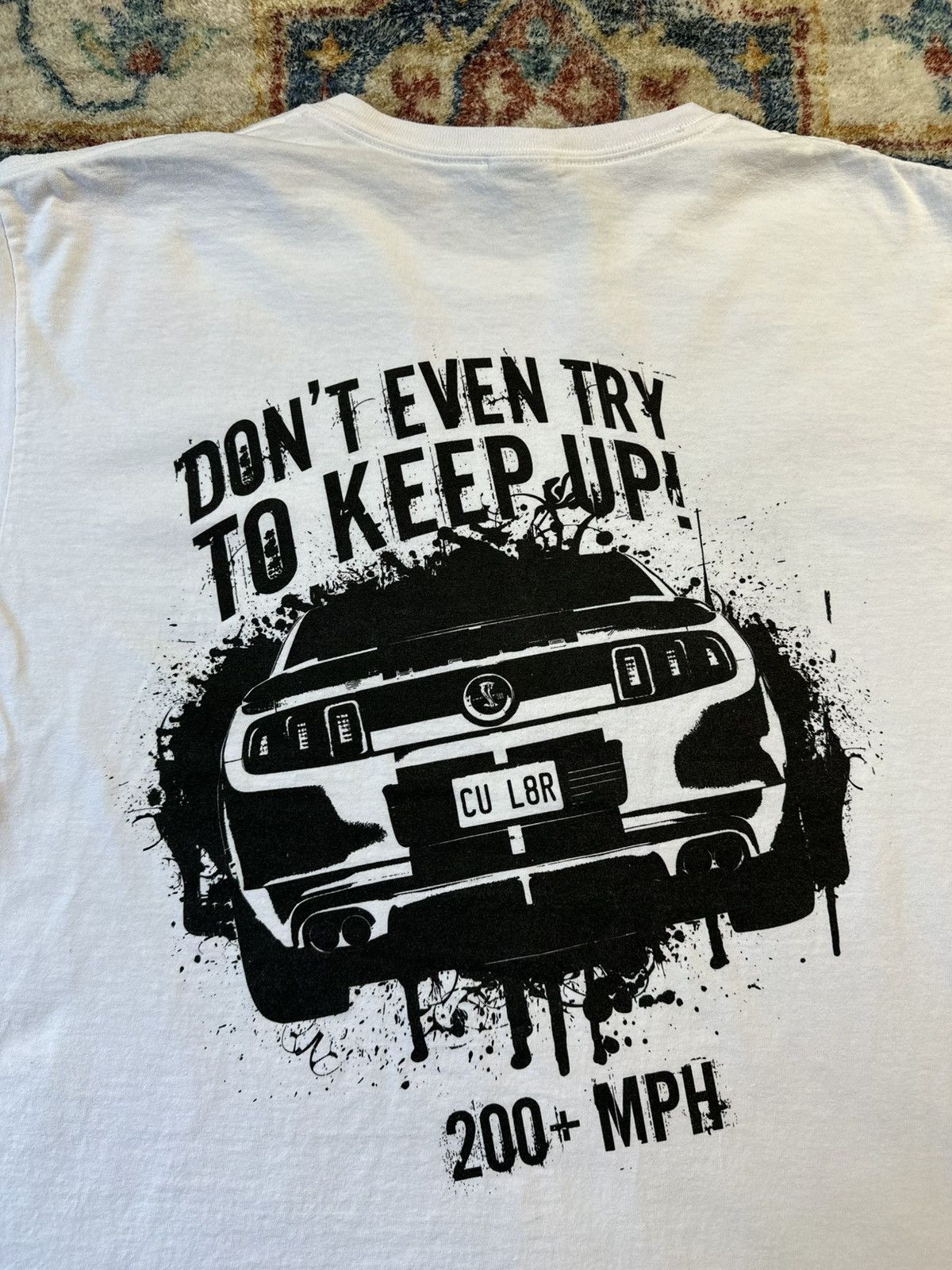 Vintage Vintage Don’t Even Try To Keep Up Car T-shirt Large Size US L / EU 52-54 / 3 - 5 Thumbnail