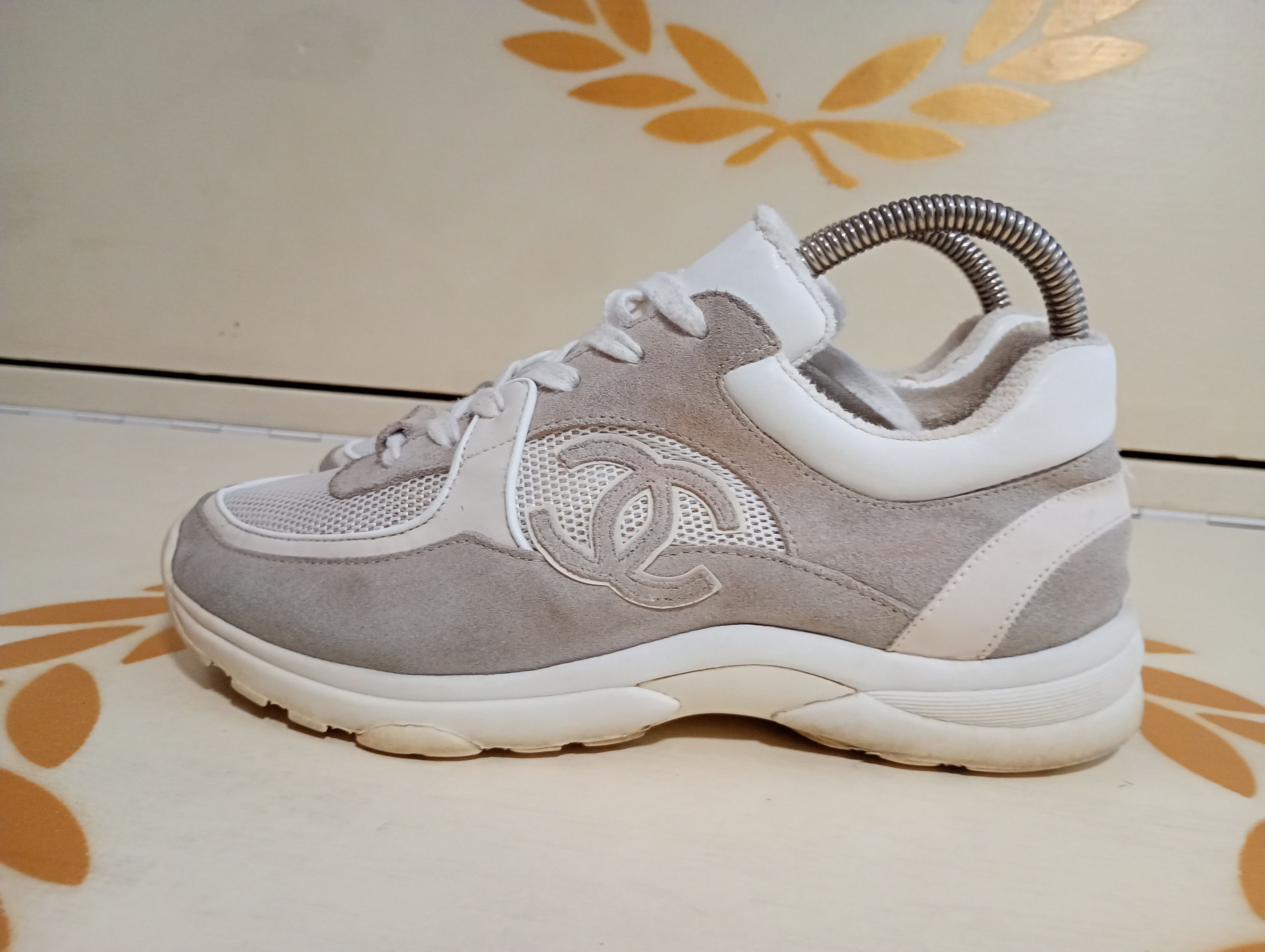 Chanel Chanel CC Trainer Suede Sneakers Size US 8 / IT 38 - 2 Thumbnail