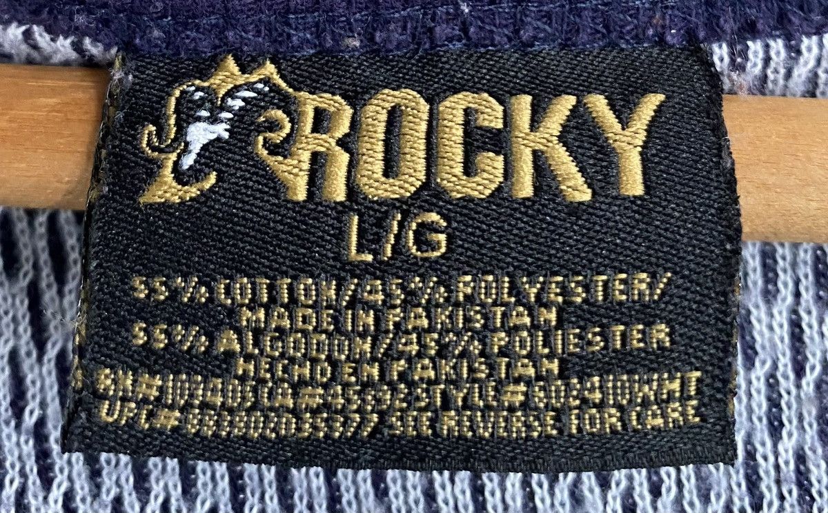 Other Vintage Y2K Rocky Navy Blue Thermal Shirt Mens Medium Size US M / EU 48-50 / 2 - 4 Thumbnail