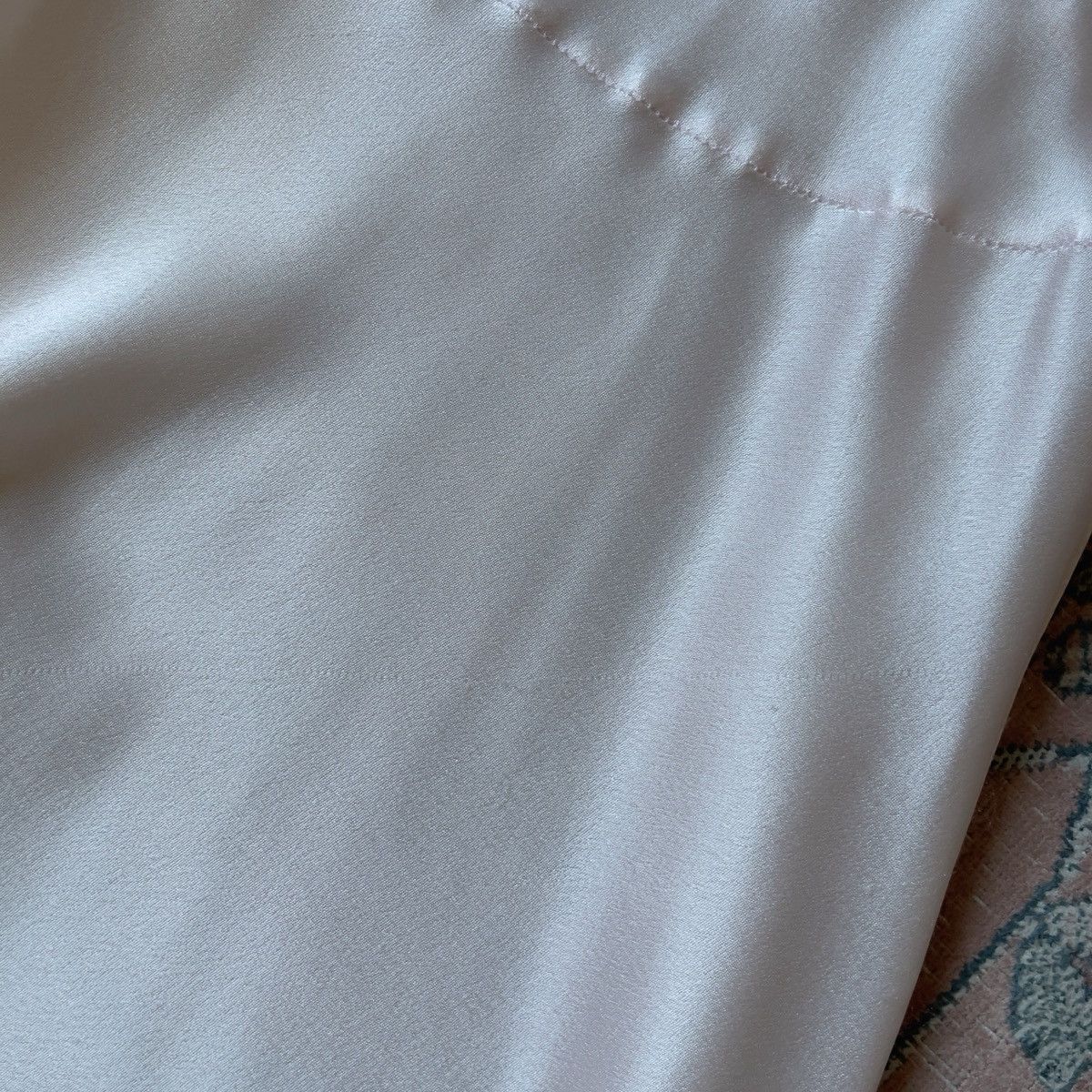 Victoria's Secret Victoria’s Secret 1980s Blush Pink Satin Slip Gown (L) Size L / US 10 / IT 46 - 16 Thumbnail