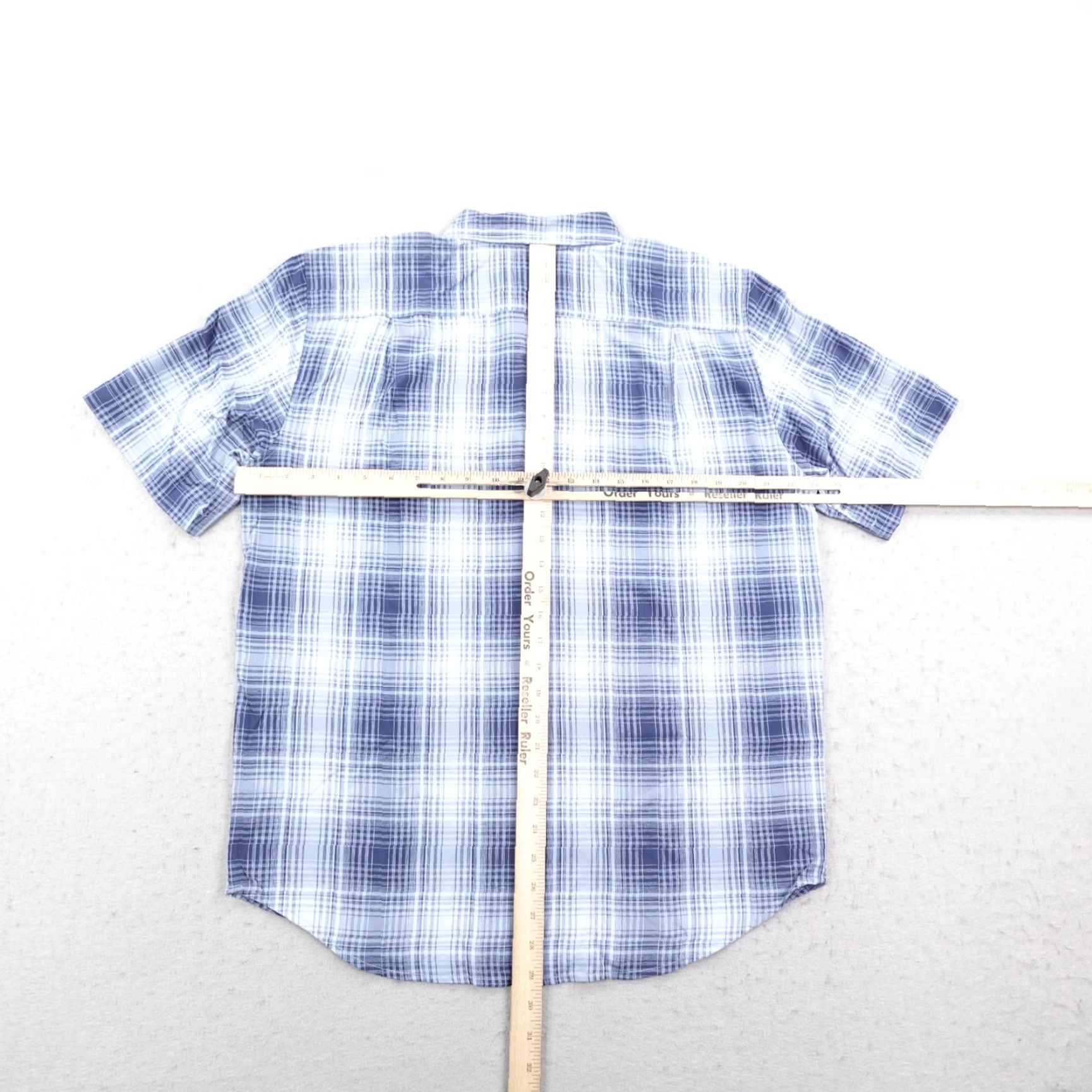 Orvis Orvis Shirt Mens M Blue Plaid Short Sleeve Classic Collection Camp NEW Size US M / EU 48-50 / 2 - 7 Thumbnail