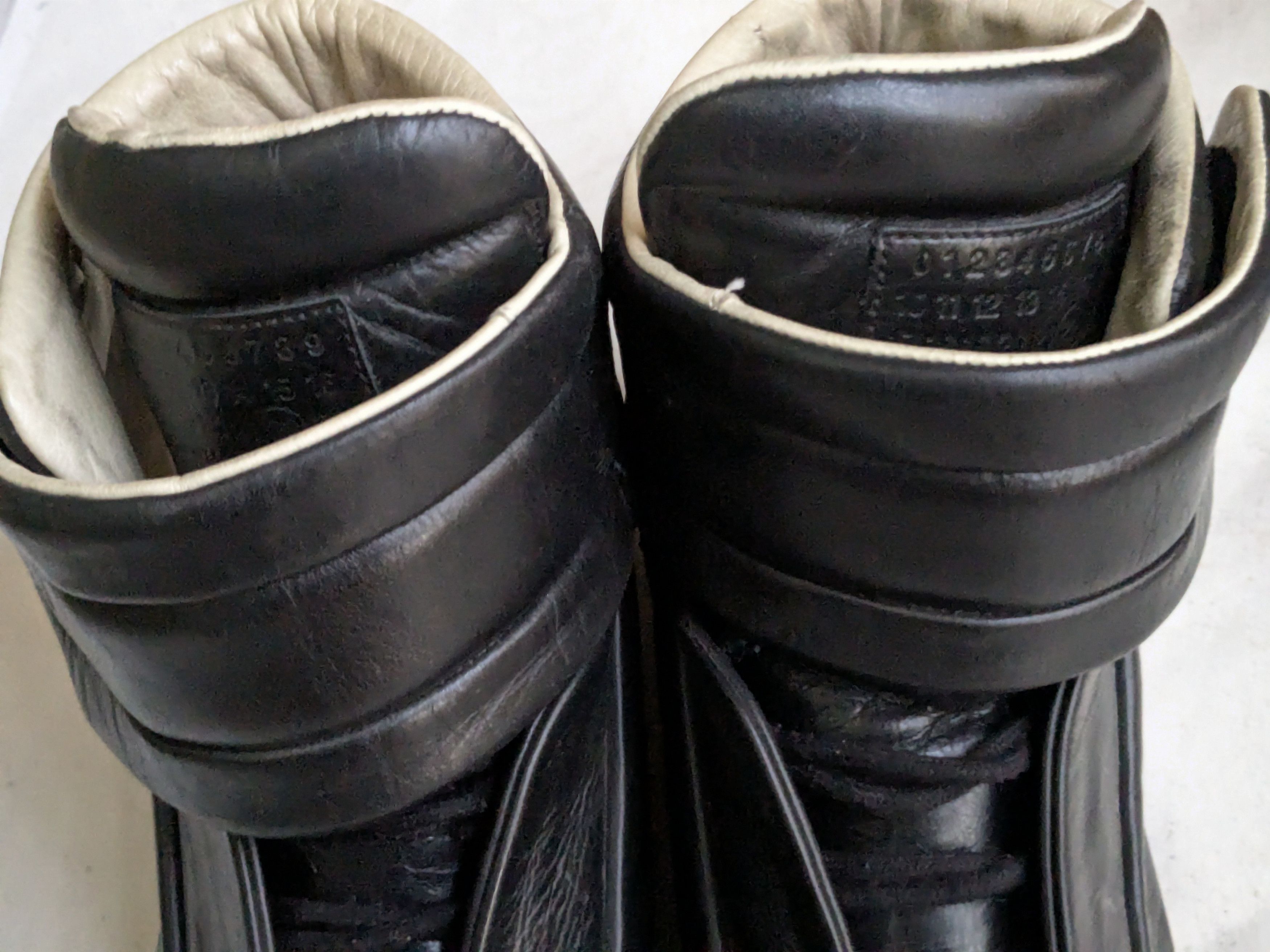 Maison Margiela Maison Margiela Future Black 12 45 High Tops Leather Size US 12 / EU 45 - 5 Thumbnail
