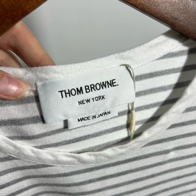 Thom Browne Striped short sleeves