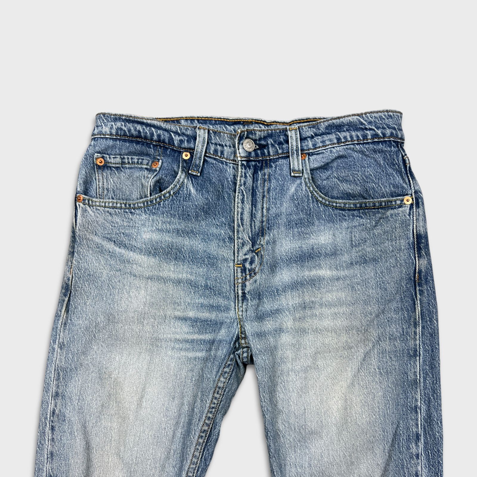 Levi's × Vintage Levi's 512 Jeans 32x30 Slim Taper Distressed Denim Pants Size US 31 - 2 Thumbnail