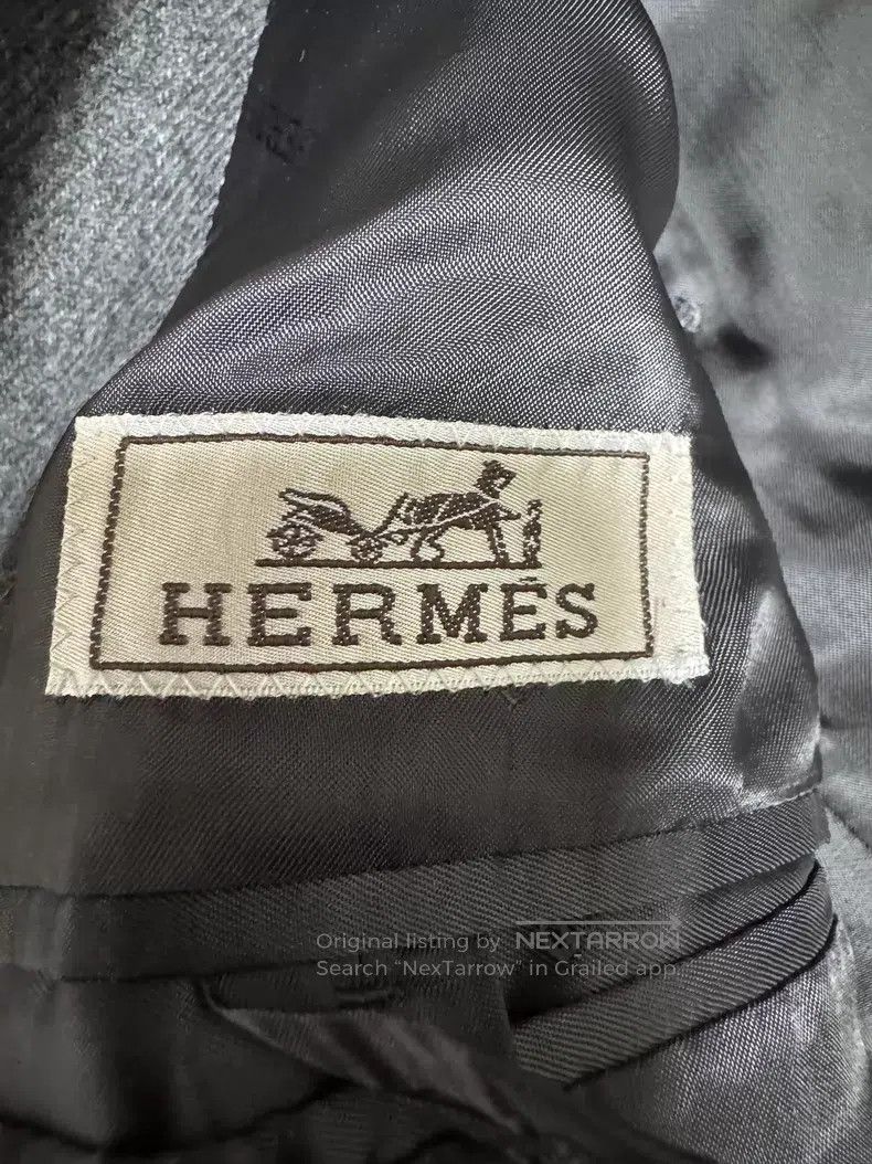 Hermes Hermes 100% Super Fine Baby Wool, Elephant Grey, Sophistic Size US M / EU 48-50 / 2 - 7 Thumbnail