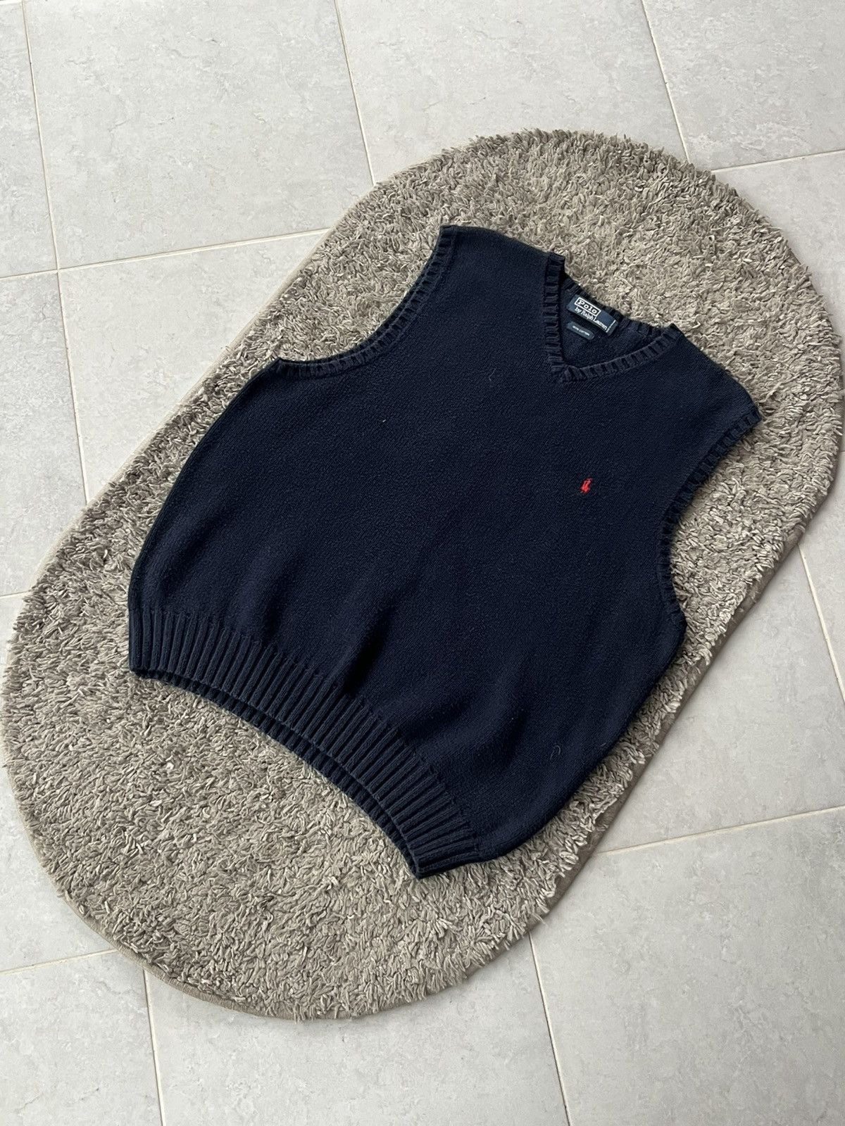 Polo Ralph Lauren Vintage Vest Sweater Ralph Lauren Throat V Streetwear Size US M / EU 48-50 / 2 - 2 Thumbnail