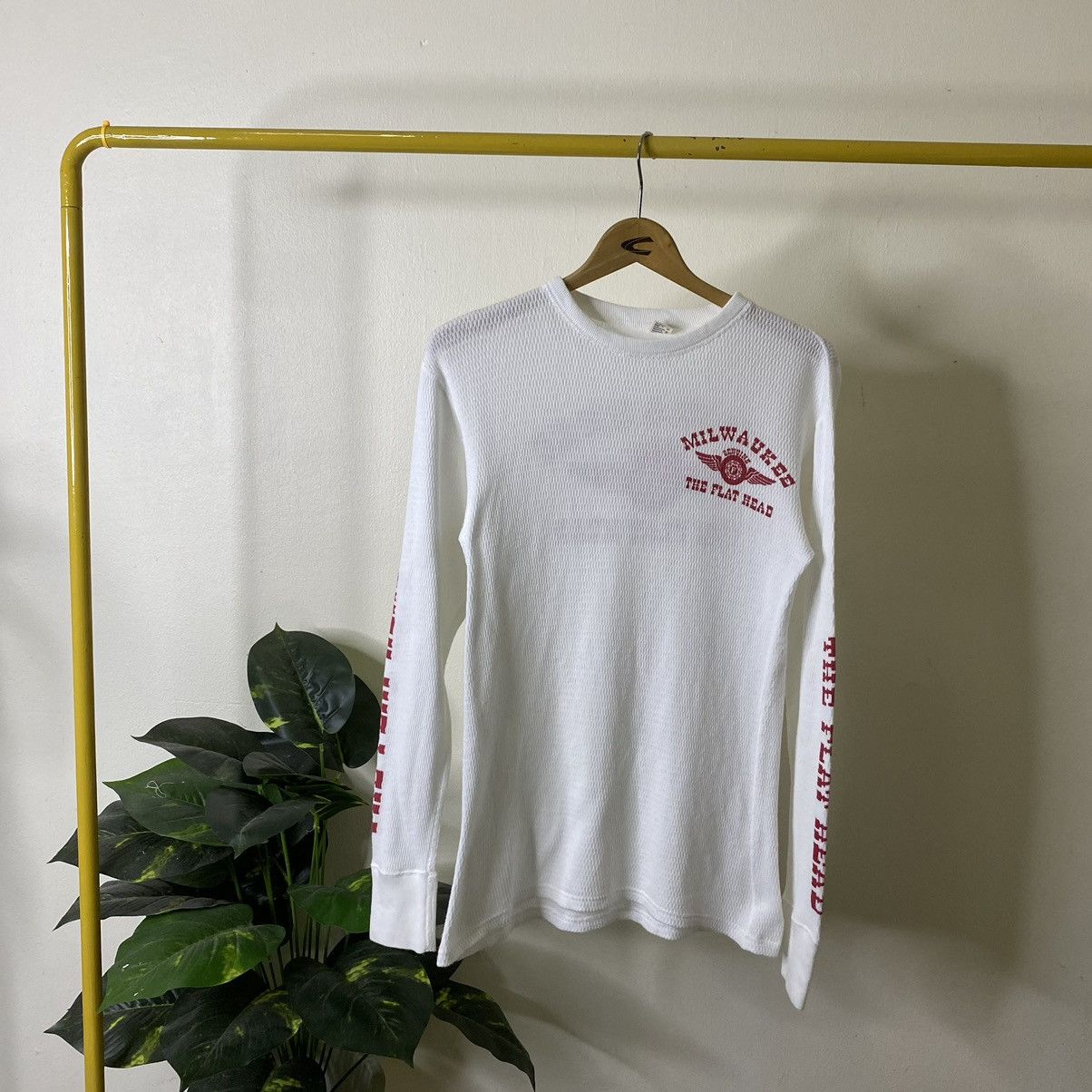The Flat Head The Flat Head Milwaukee Genuine LS Tee Made in Japan Size US S / EU 44-46 / 1 - 9 Thumbnail