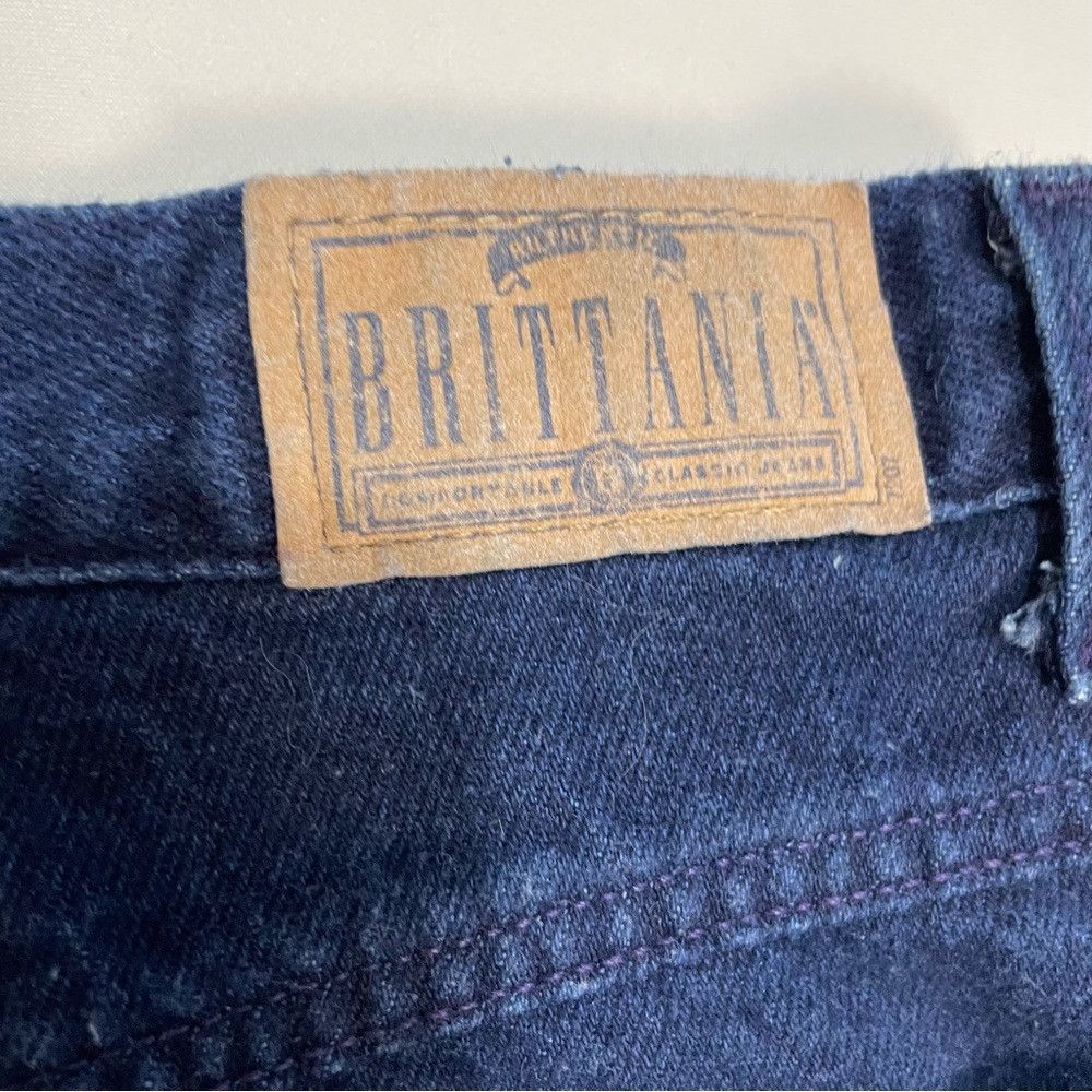Other Vintage Brittania Pleated Front Jeans Size 31 Size 31" - 8 Thumbnail