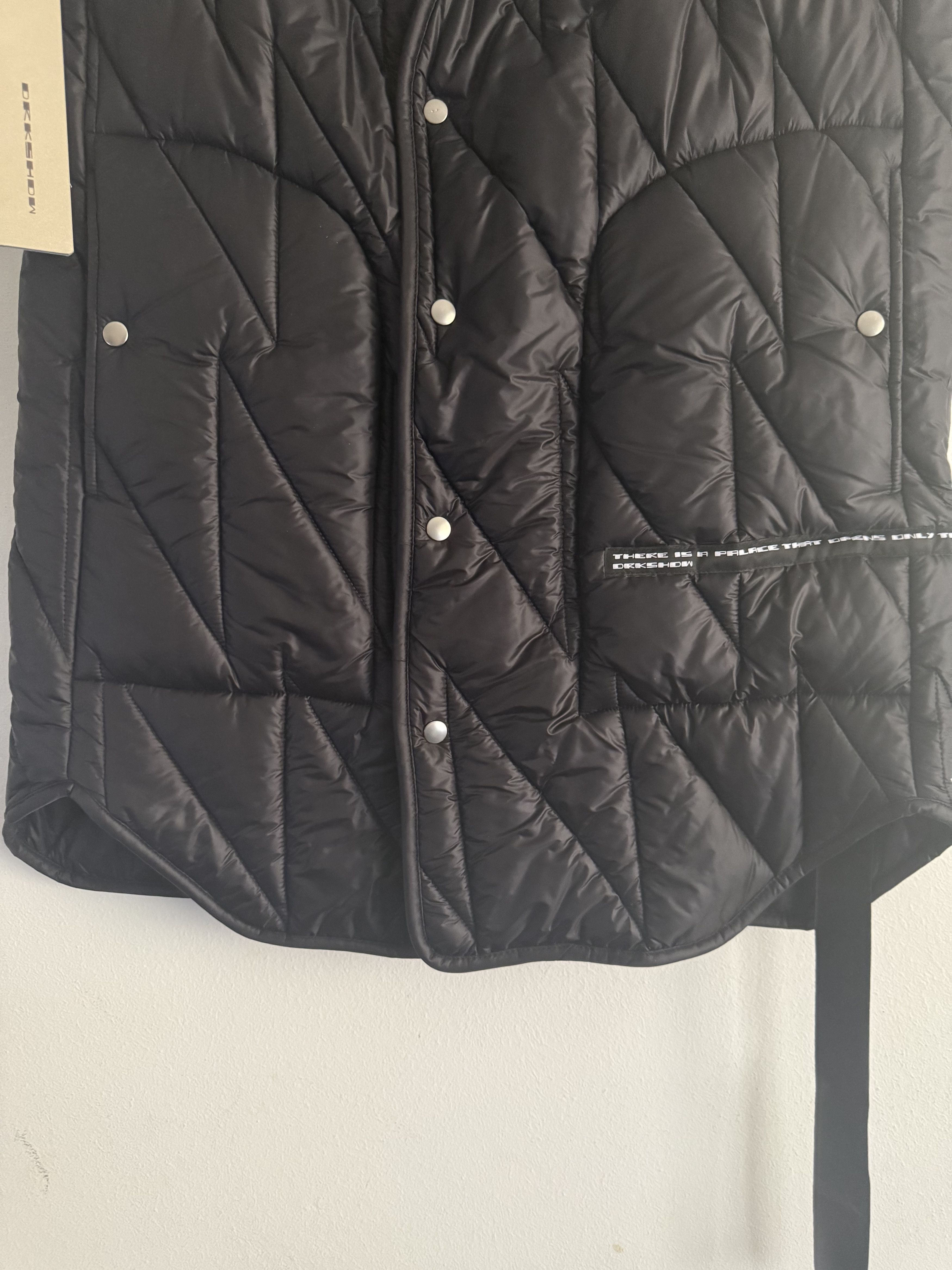 Rick Owens Drkshdw Rick Owens Quilted Puffer Vest Size US S / EU 44-46 / 1 - 6 Thumbnail