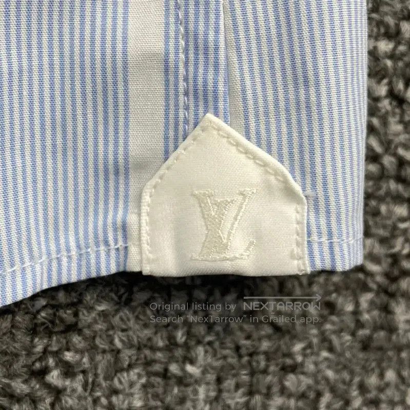 Louis Vuitton Louis Vuitton Blue Cotton Women's Shirt Size XXL . Size XXL / US 16-18 / IT 52-54 - 4 Thumbnail