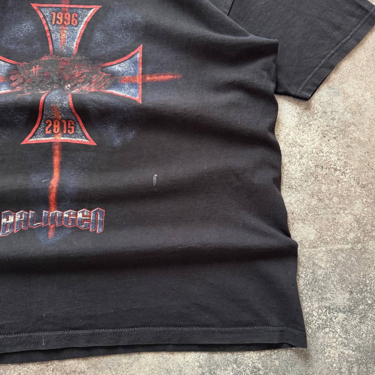 Band Tees Cross Logo Vintage Festival Rock Band T-Shirt Size US XL / EU 56 / 4 - 8 Thumbnail
