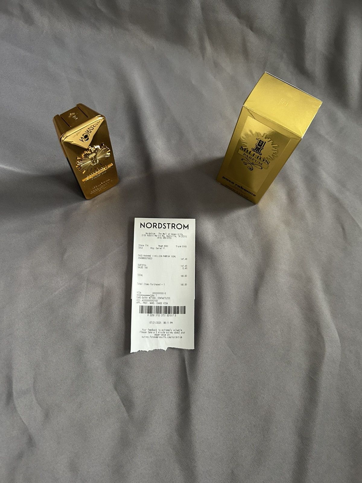 Other Paco Rabanne 1 Million Parfum 100ML - Brand New w/ Receipt Size ONE SIZE - 3 Thumbnail