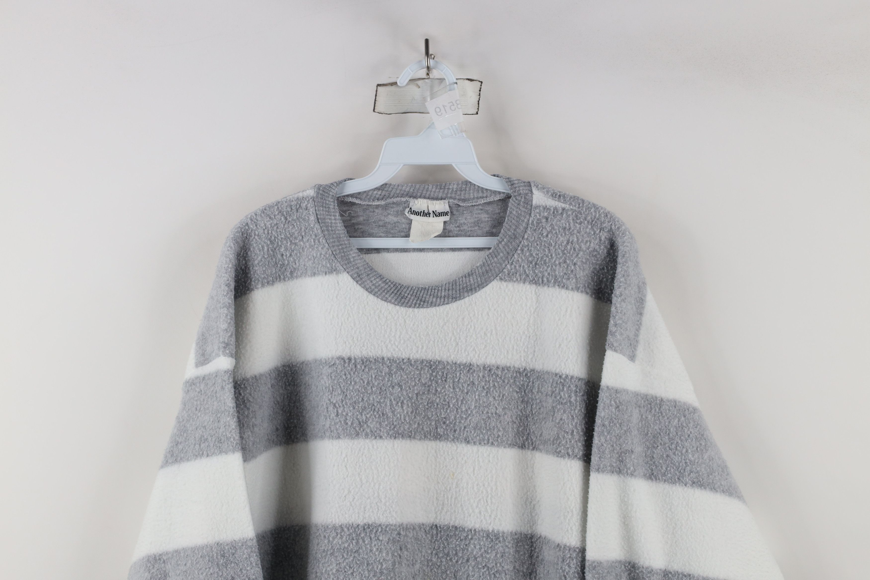 Vintage Vintage 90s Streetwear Block Fleece Crewneck Sweatshirt Size L / US 10 / IT 46 - 2 Thumbnail