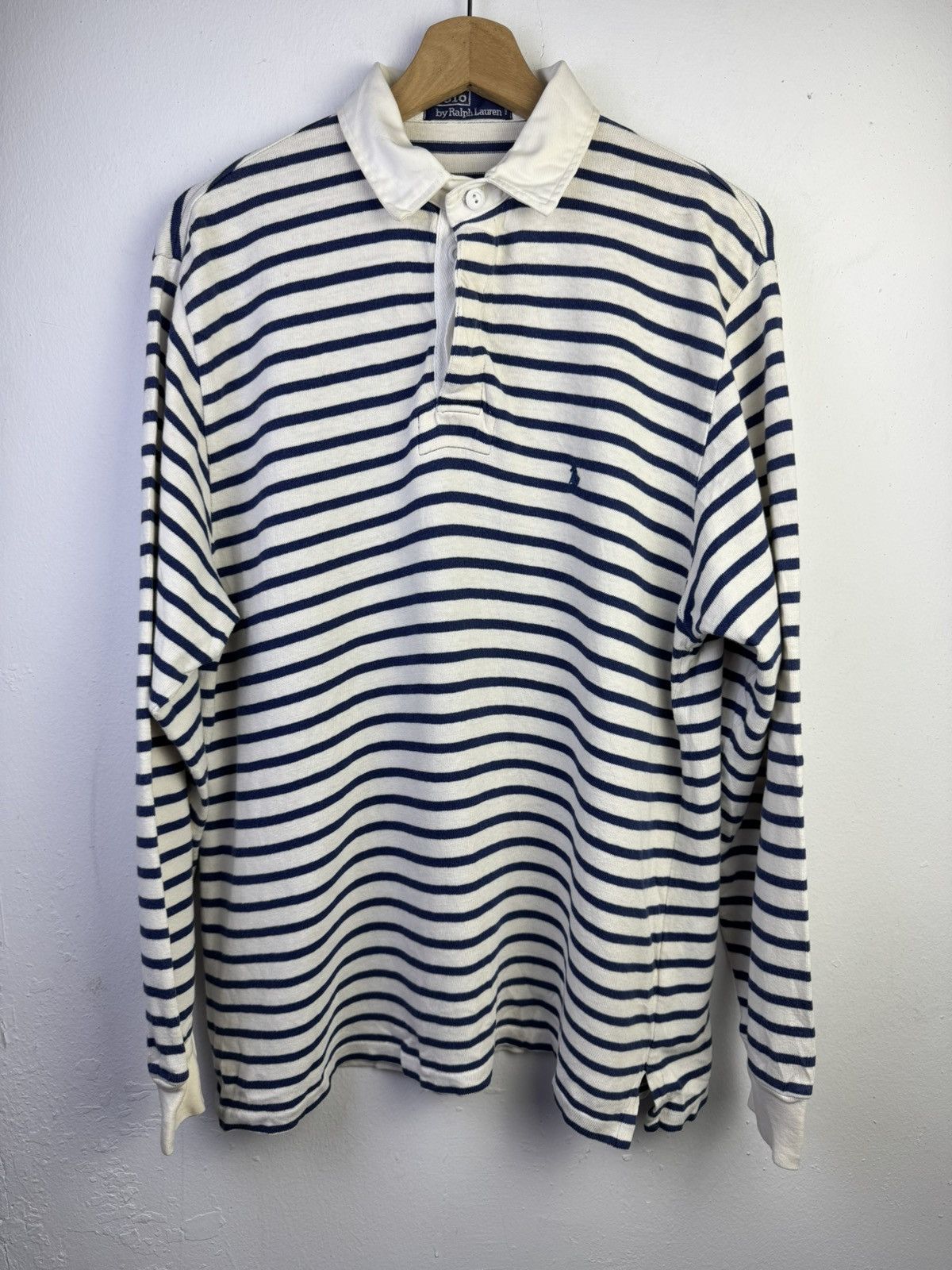 Polo Ralph Lauren vintage Polo Ralph Lauren long-sleeve rugby polo shirt Size US M / EU 48-50 / 2 - 1 Thumbnail