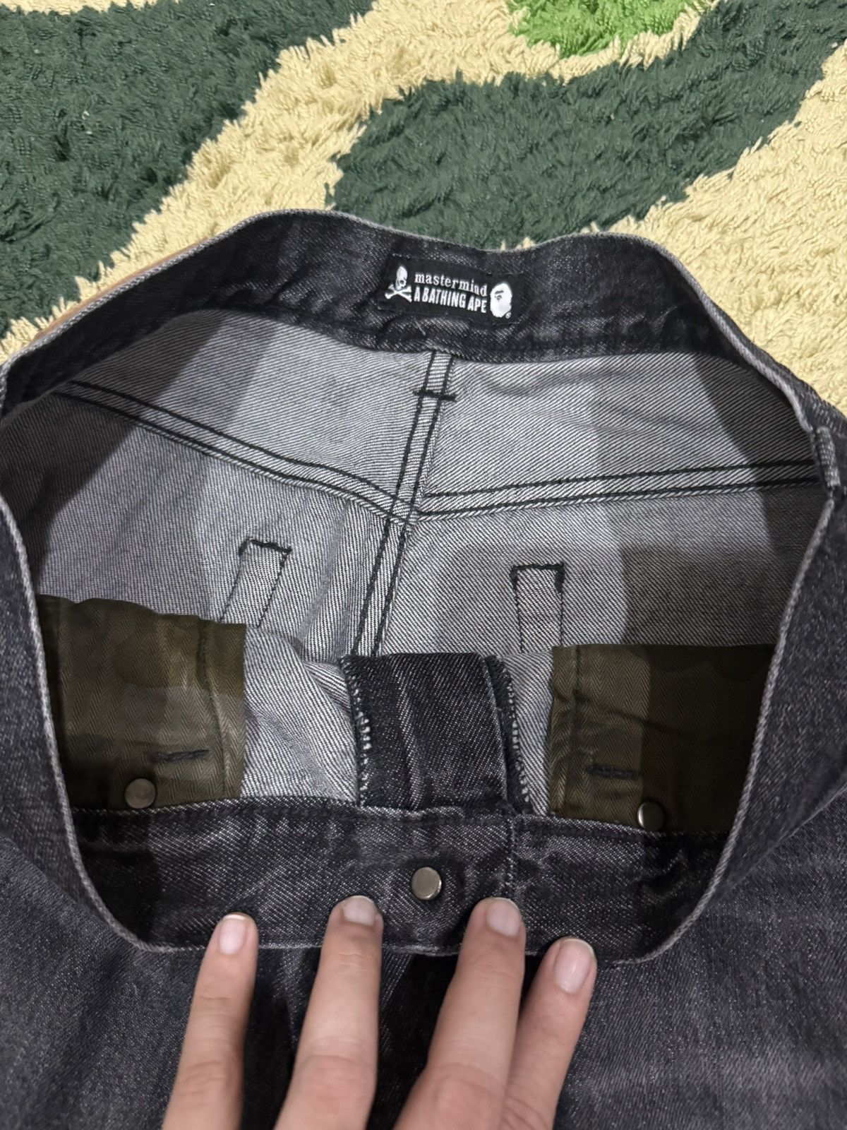 Bape × Mastermind Japan Mastermind x Bape Denim Pants Rare Size US 32 / EU 48 - 4 Thumbnail
