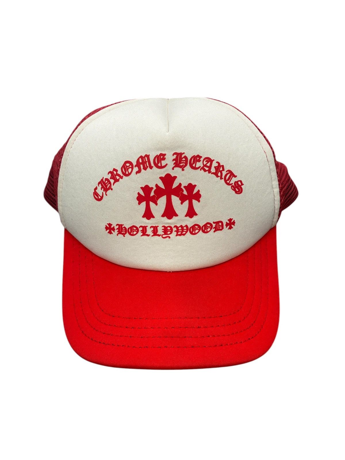 Chrome Hearts Chrome Hearts King Taco Trucker Hat Red Size ONE SIZE - 1 Thumbnail