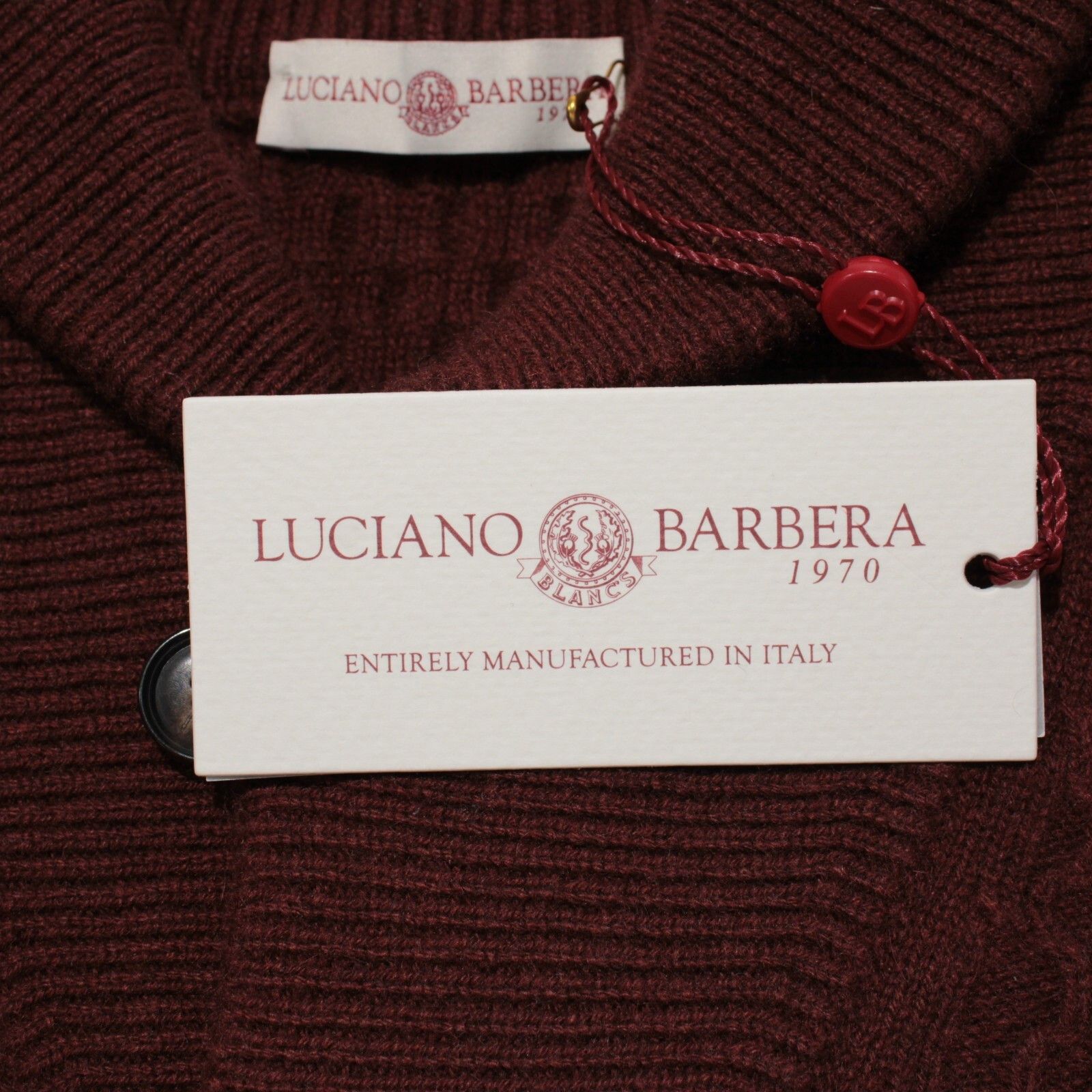 Luciano Barbera Luciano Barbera Sweater Size US M in Orange Size US M / EU 48-50 / 2 - 2 Thumbnail