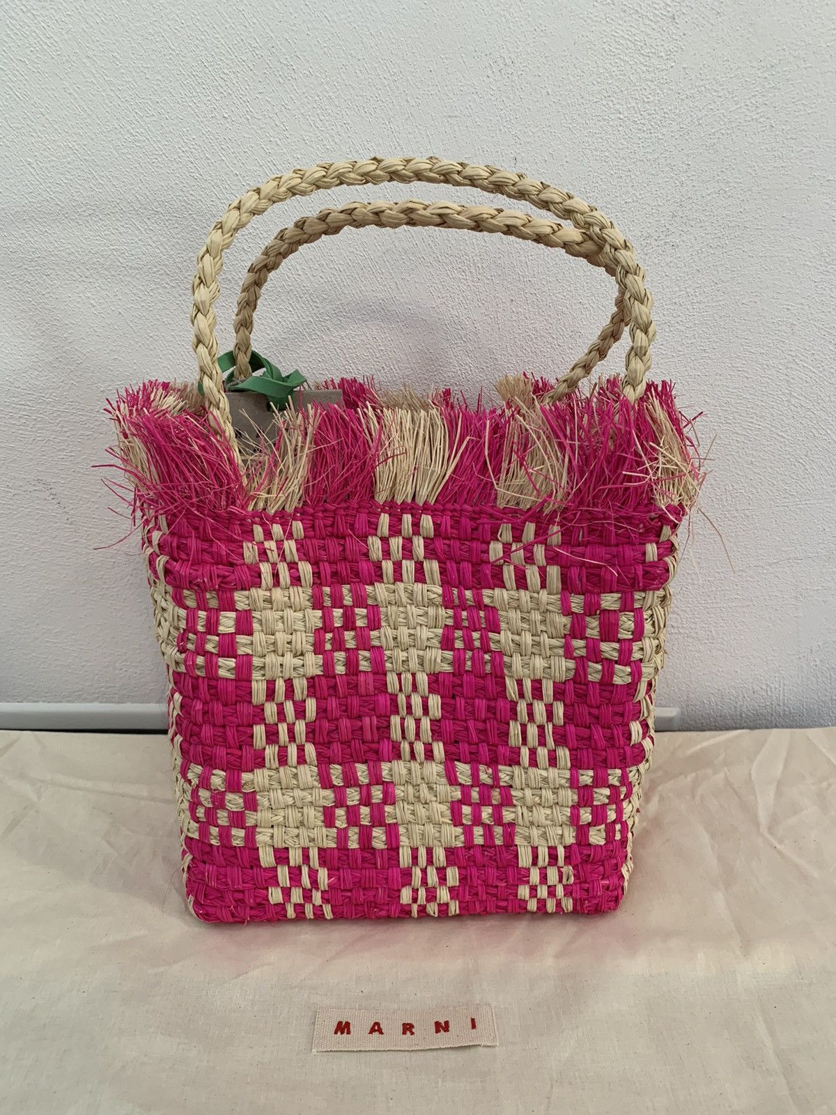 Marni IRACA PALM MED BAG Size ONE SIZE - 8 Thumbnail