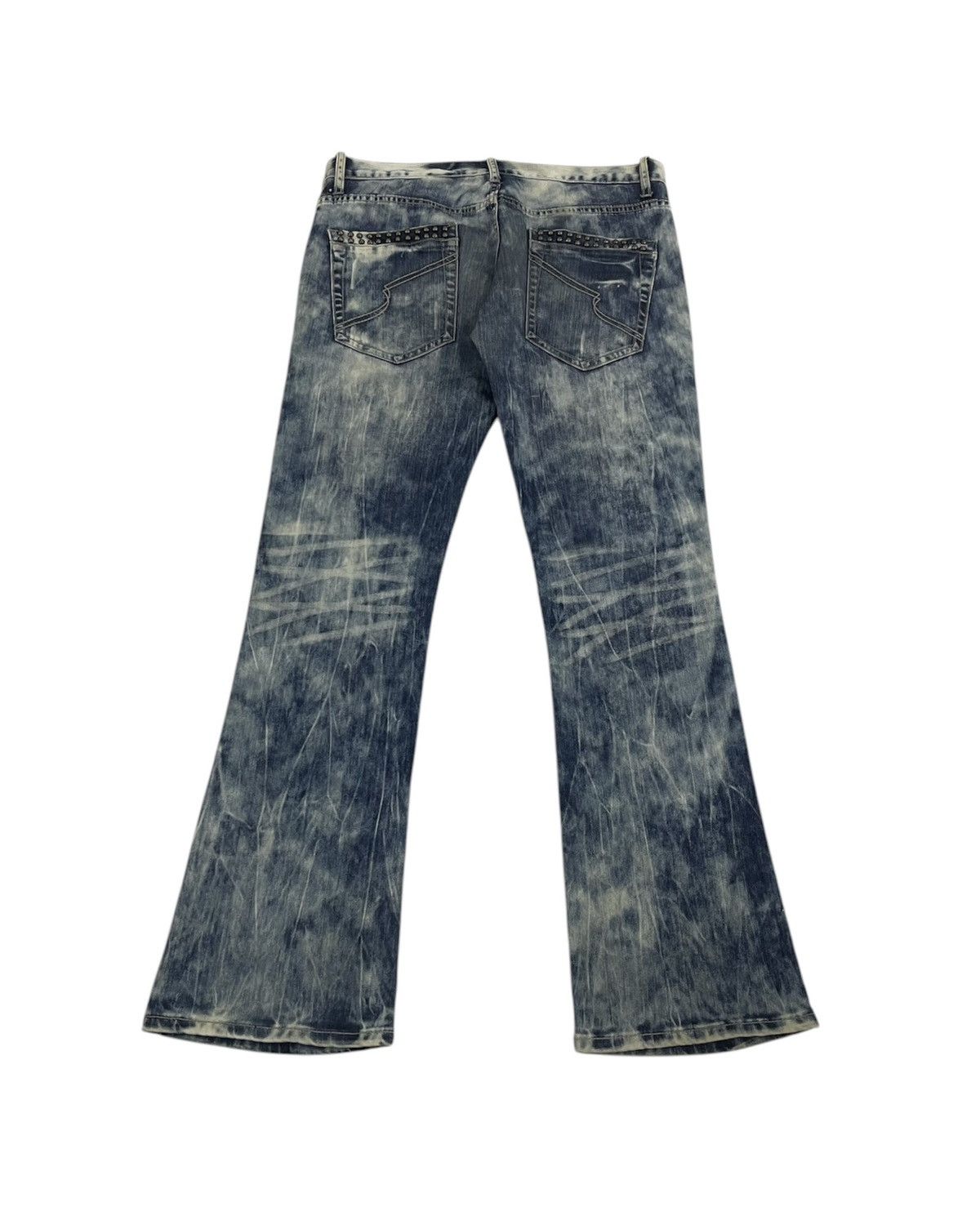 semanticdesign Semantic Design Japan Acid Wash Flare Jeans Size US 35 - 5 Thumbnail