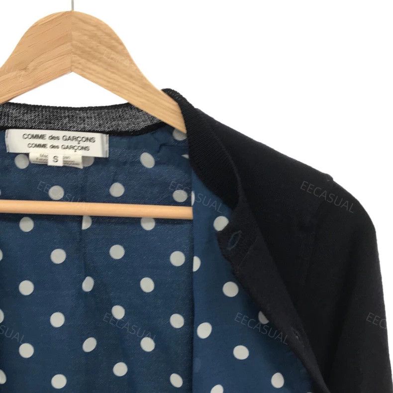 Comme des Garcons Comme Des Garcons Wool sweater cardigan chiffon polka-dot Size S / US 4 / IT 40 - 4 Thumbnail